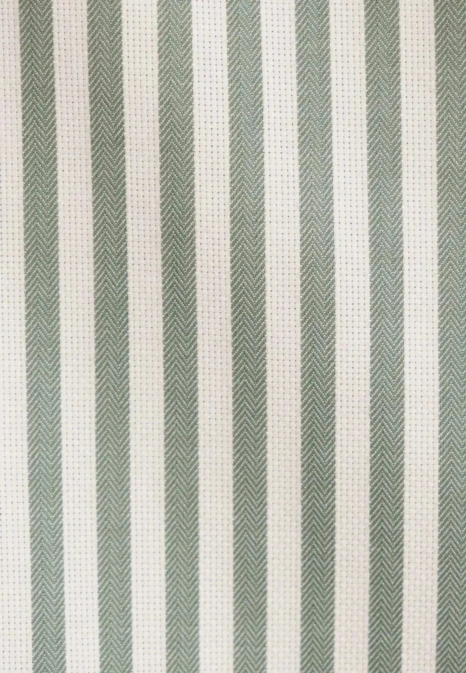 Seidensticker Mens Slim Fit No Iron New Kent Striped Business Shirt Mid Green – 01.643550-72-38 | Studio DOS by Designer Outlet Sales