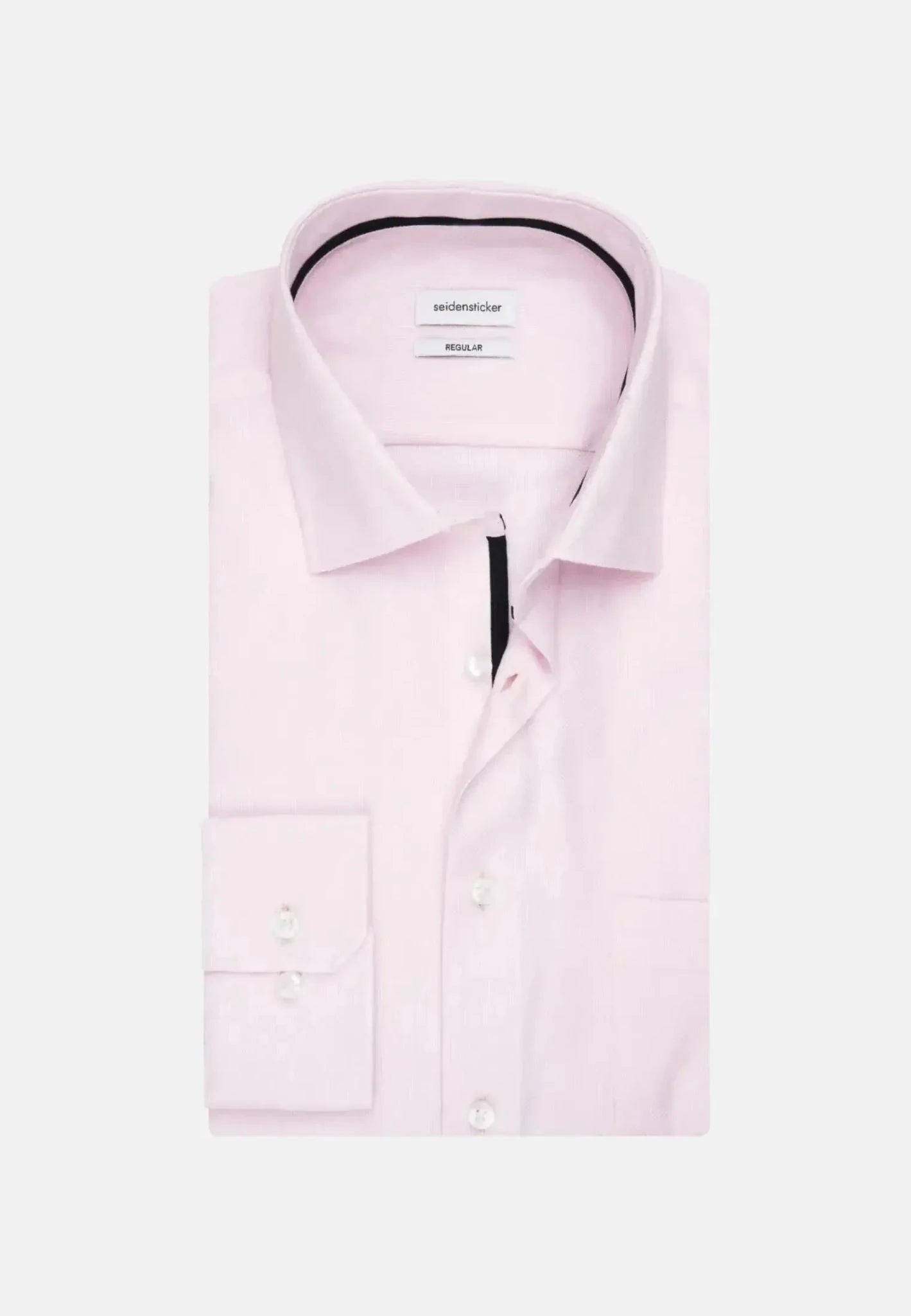 Seidensticker Regular Fit Business Kent Patch Structured Business Shirt Pink – 01.153730-41-38 | Studio DOS by Designer Outlet Sales