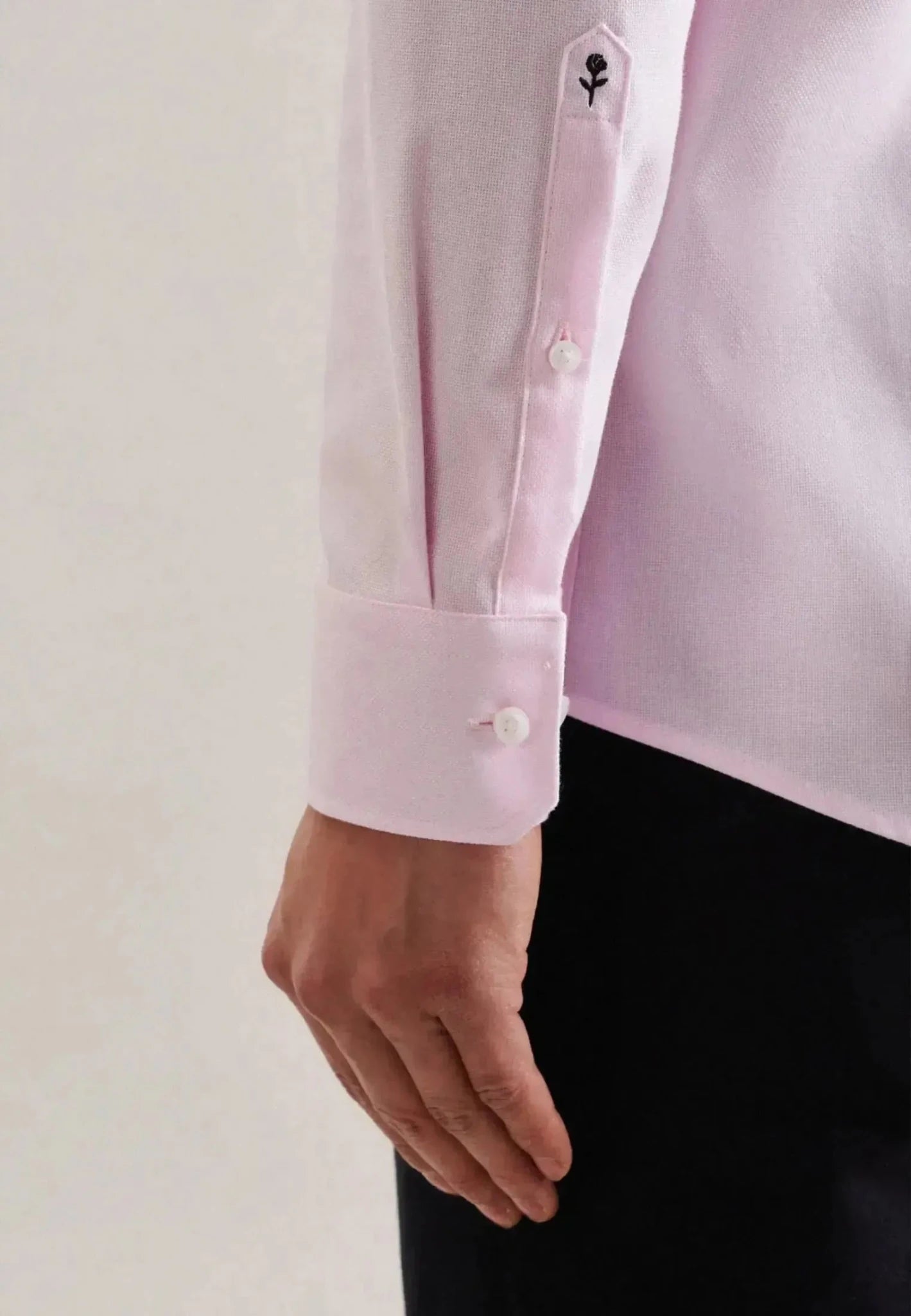 Seidensticker Regular Fit Business Kent Patch Structured Business Shirt Pink – 01.153730-41-38 | Studio DOS by Designer Outlet Sales