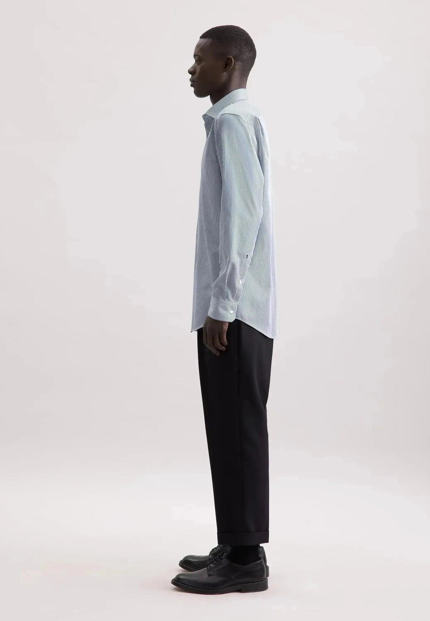 Seidensticker Regular Fit Easy Iron New Kent Striped Business Shirt Dark Teal – 01.145080-78-38 | Studio DOS by Designer Outlet Sales