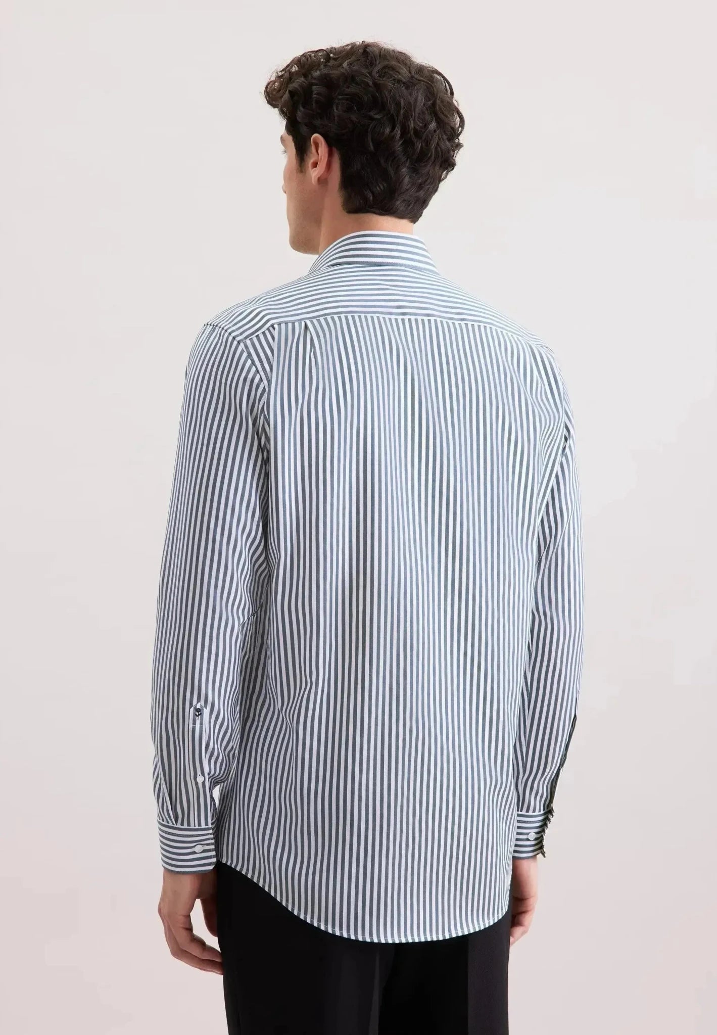 Seidensticker Regular Fit No Iron New Kent Striped Business Shirt Dark Teal – 01.143550-78-38 | Studio DOS by Designer Outlet Sales
