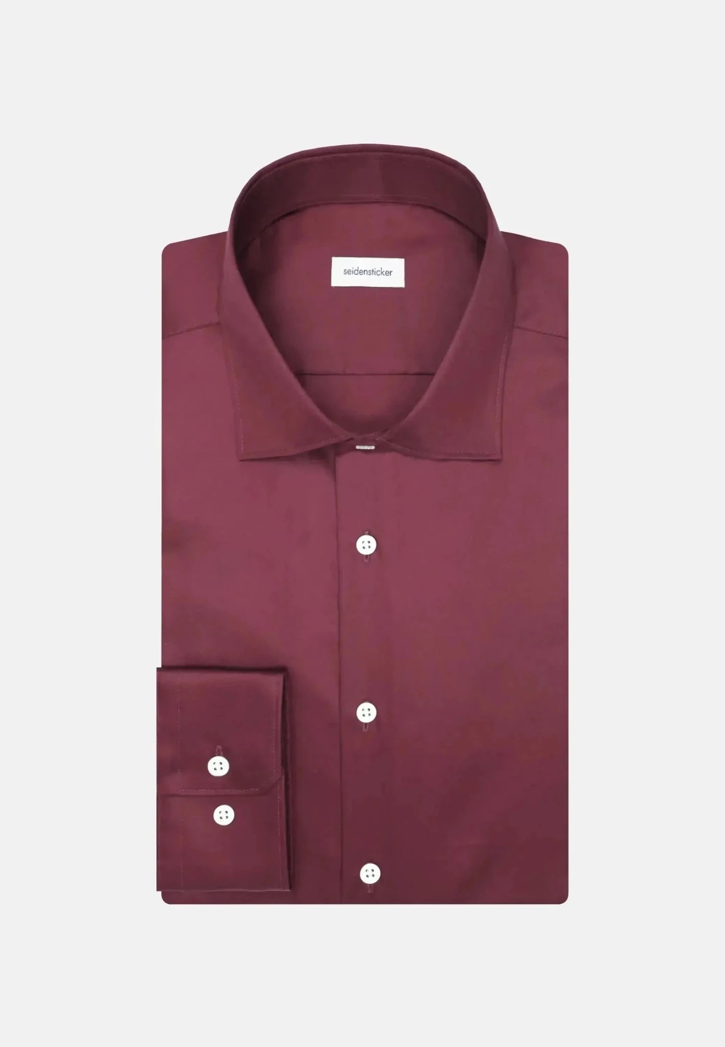 Seidensticker Shaped Fit Easy Iron New Kent Business Shirt Burgundy – 01.845070-49-38 | Studio DOS by Designer Outlet Sales