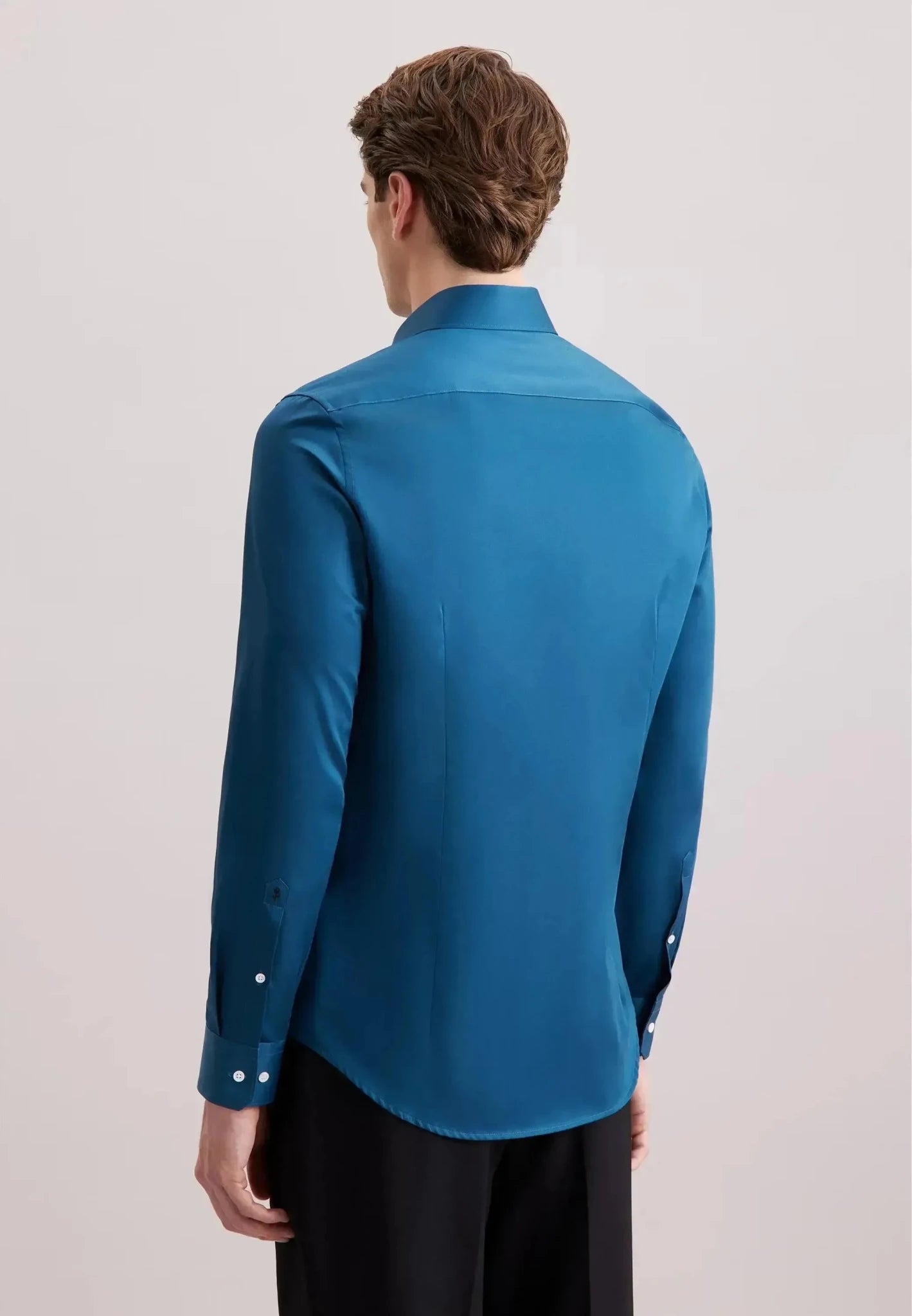 Seidensticker Shaped Fit Easy Iron New Kent Business Shirt Dark Teal – 01.845070-78-38 | Studio DOS by Designer Outlet Sales
