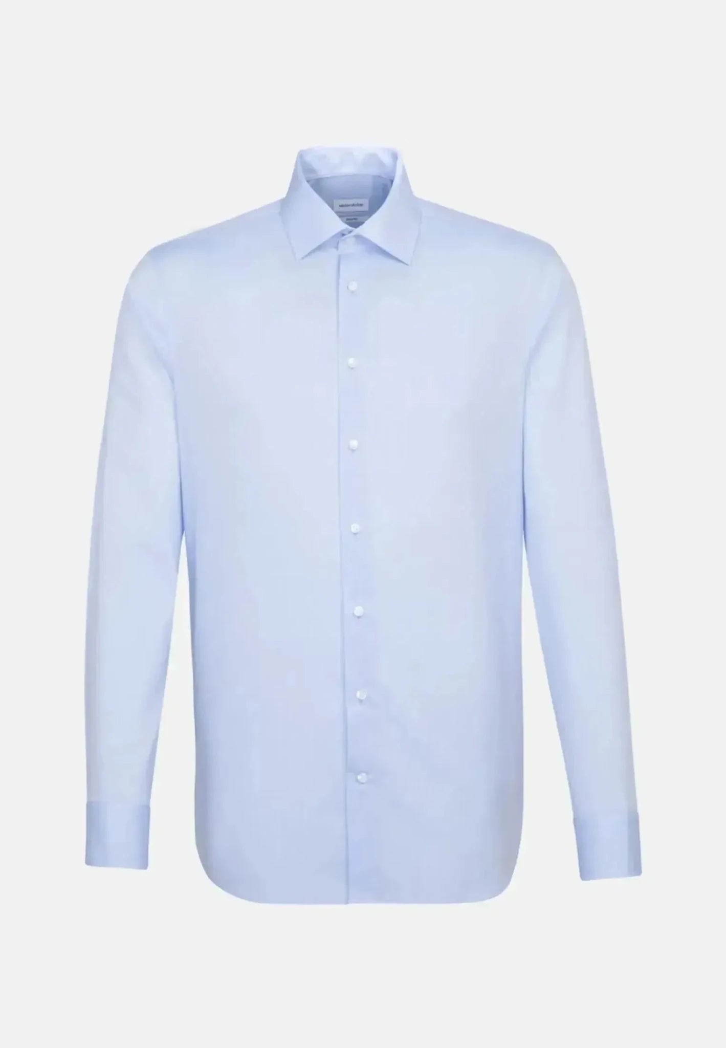 Seidensticker Shaped Fit No Iron Kent Collar Business Shirt Light Blue – 01.022000-15-38 | Studio DOS by Designer Outlet Sales