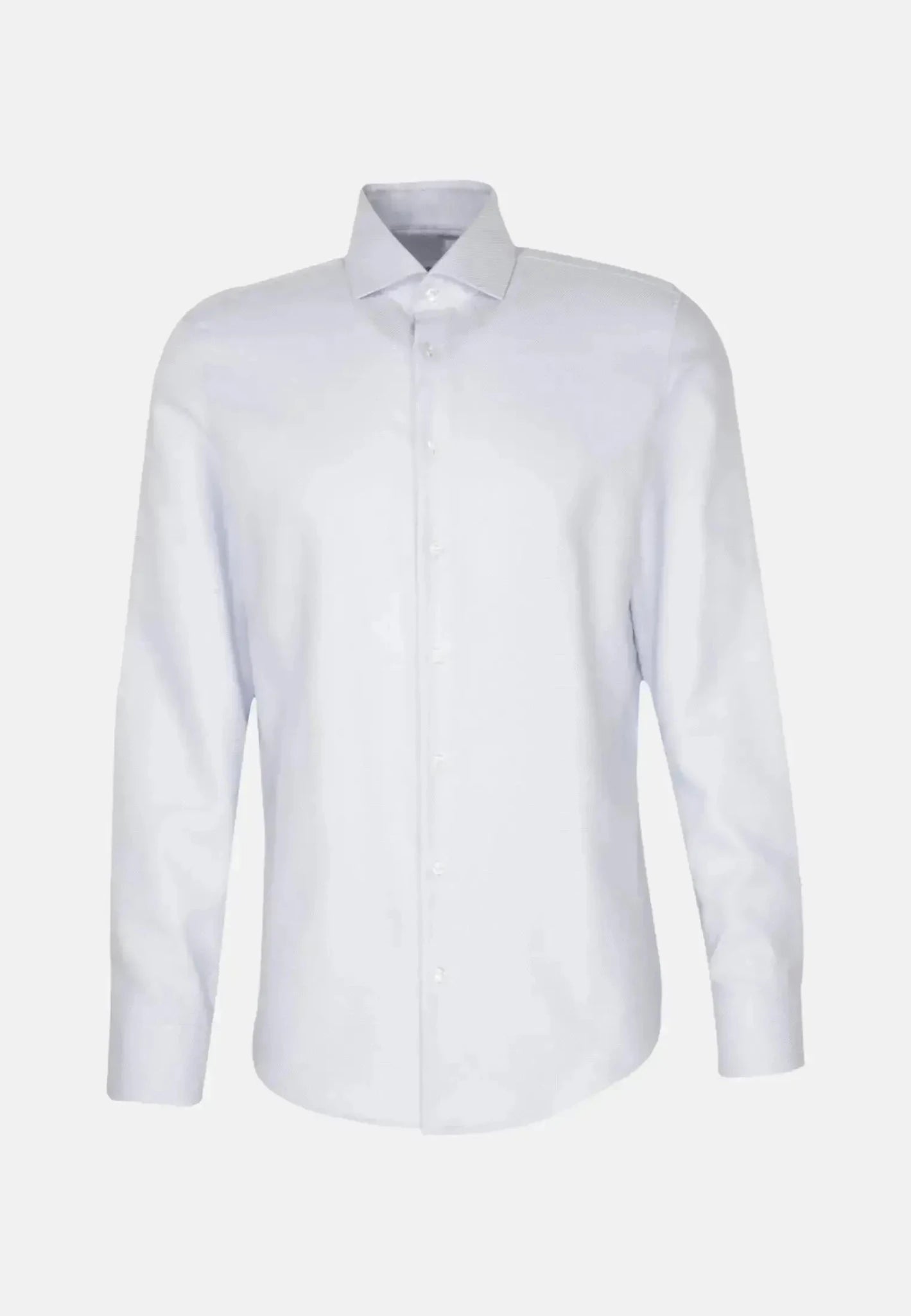 Seidensticker Slim Fit No Iron Spread Kent Structured Business Shirt Light Blue – 01.645657-10-37 | Studio DOS by Designer Outlet Sales