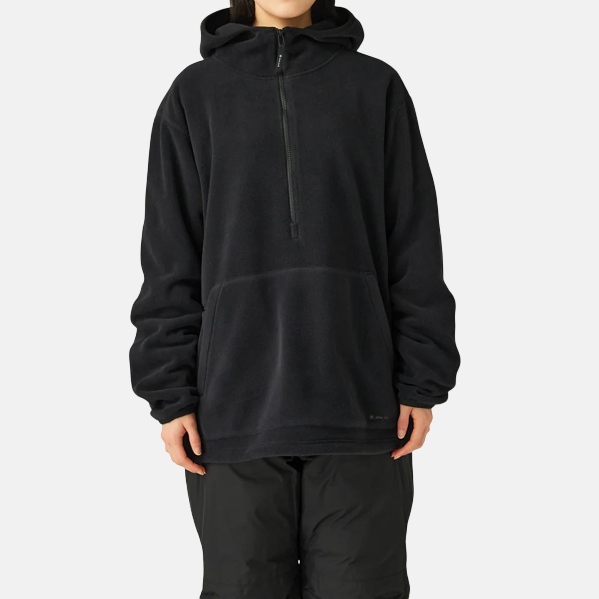 Snow Peak Mens Water - Repellent Fleece Hoodie Black – SPR907-M | Studio DOS by Designer Outlet Sales