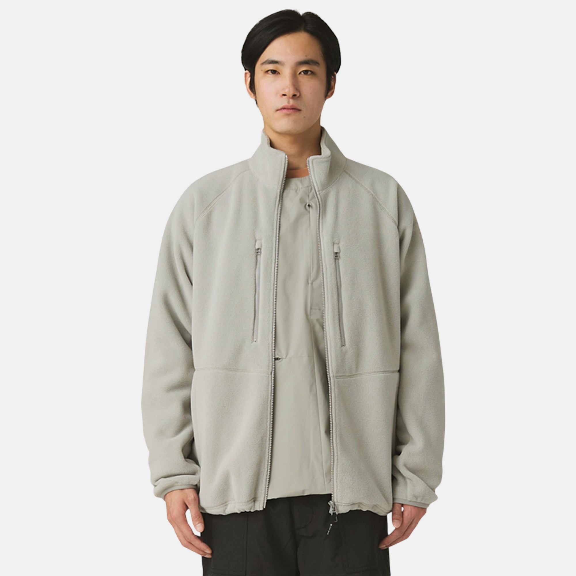 Snow Peak Mens Water - Repellent Fleece Jacket Light Grey – SPR906-M | Studio DOS by Designer Outlet Sales