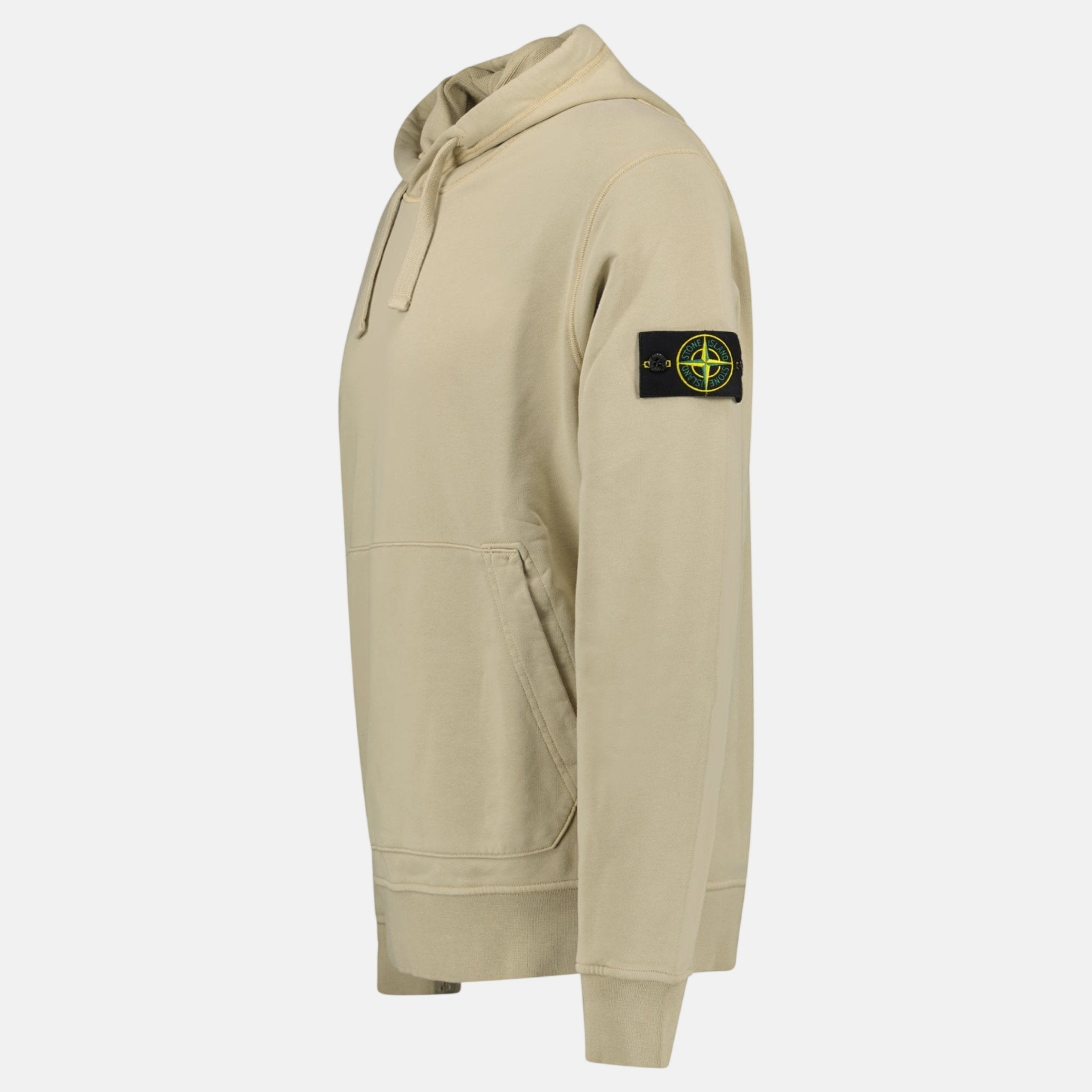 Stone Island Brushed Organic Cotton Hoodie Desert – B4 | Studio DOS by Designer Outlet Sales