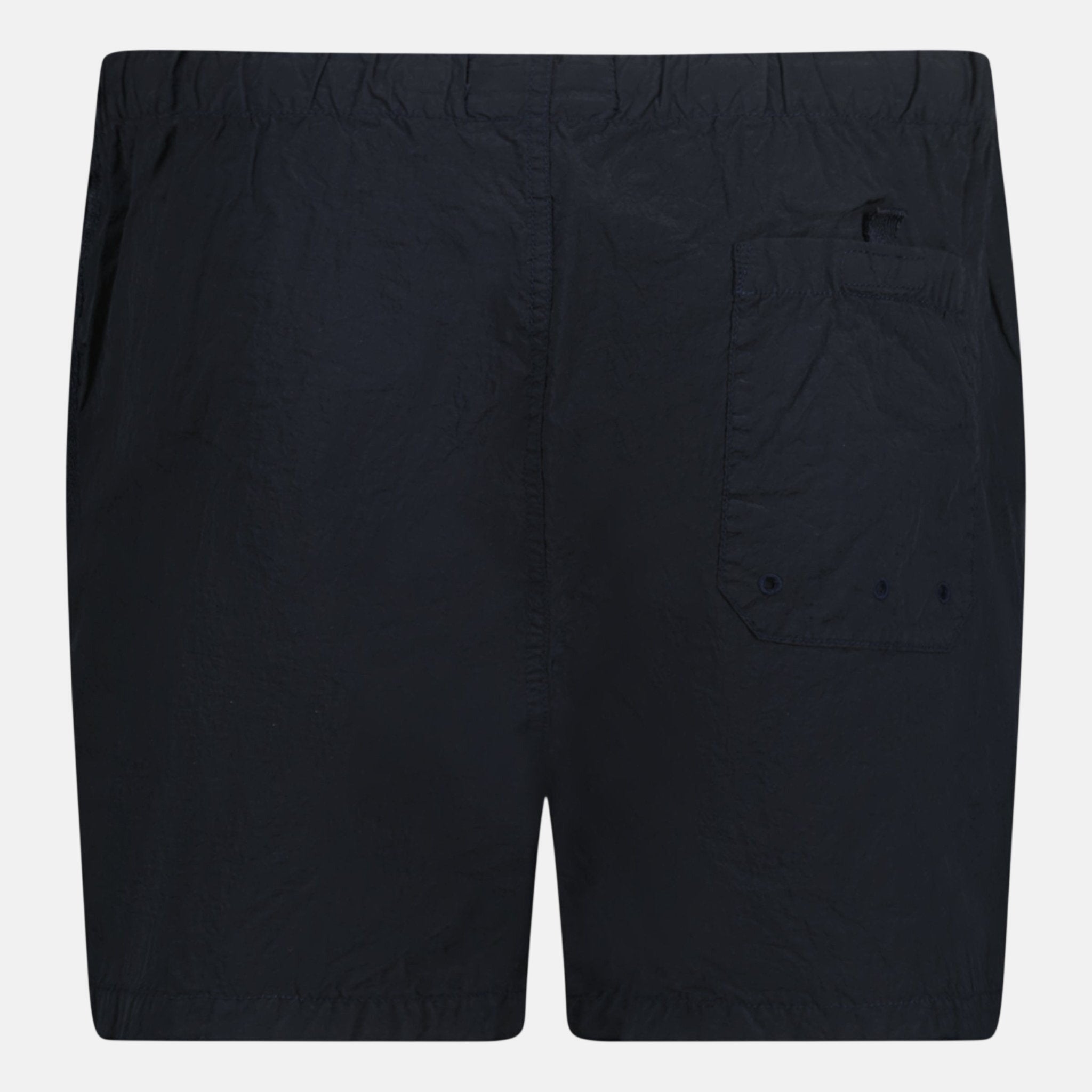 Stone Island Compass Button Chrome Swim Shorts Navy – F4 | Studio DOS by Designer Outlet Sales