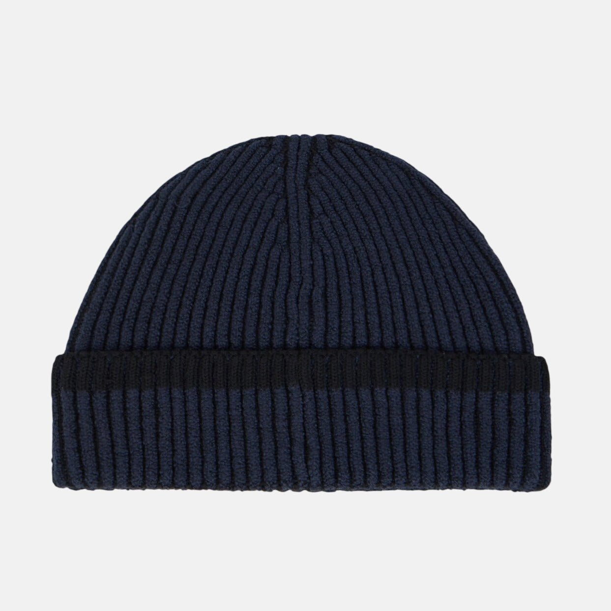 Stone Island Compass Patch Vanisé Ribbing Beanie Navy – Hat Box 1 | Studio DOS by Designer Outlet Sales