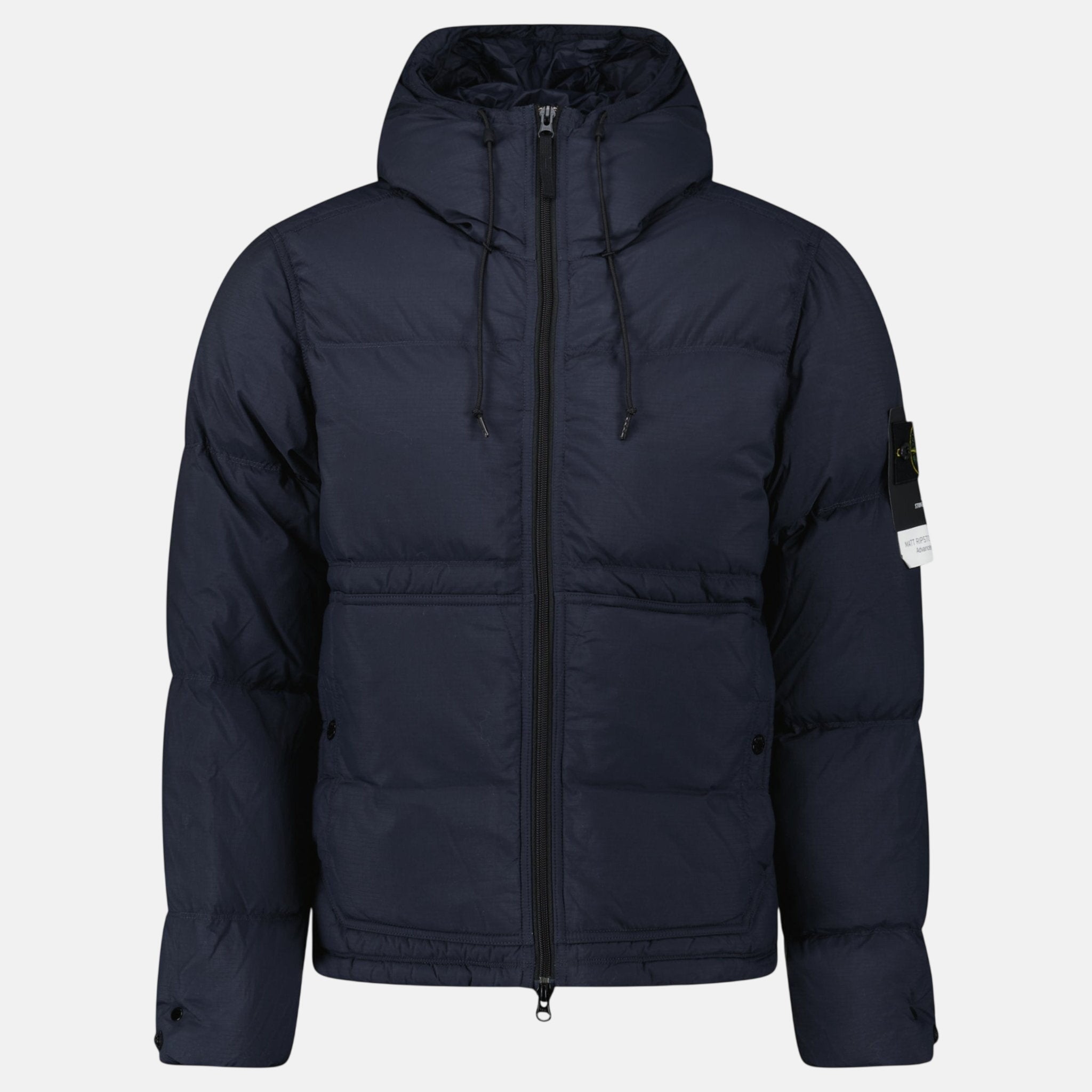 Stone Island Down Matte Ripstop Cordura® Advanced Fabric Parka Navy – Rail 5 U | Studio DOS by Designer Outlet Sales
