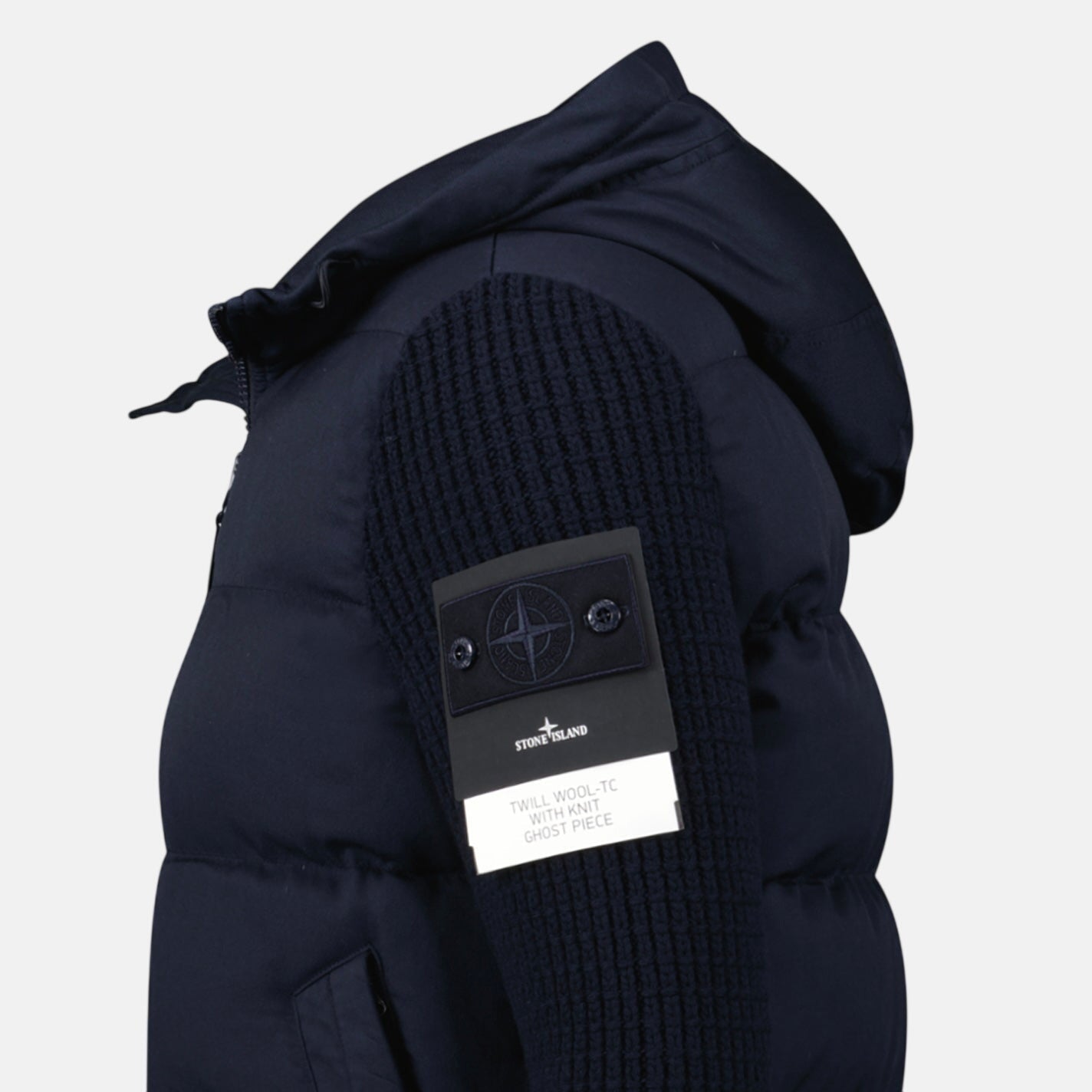 Stone Island Ghost Series Padded Twill - Wool Jacket Navy – Rail 4 U | Studio DOS by Designer Outlet Sales
