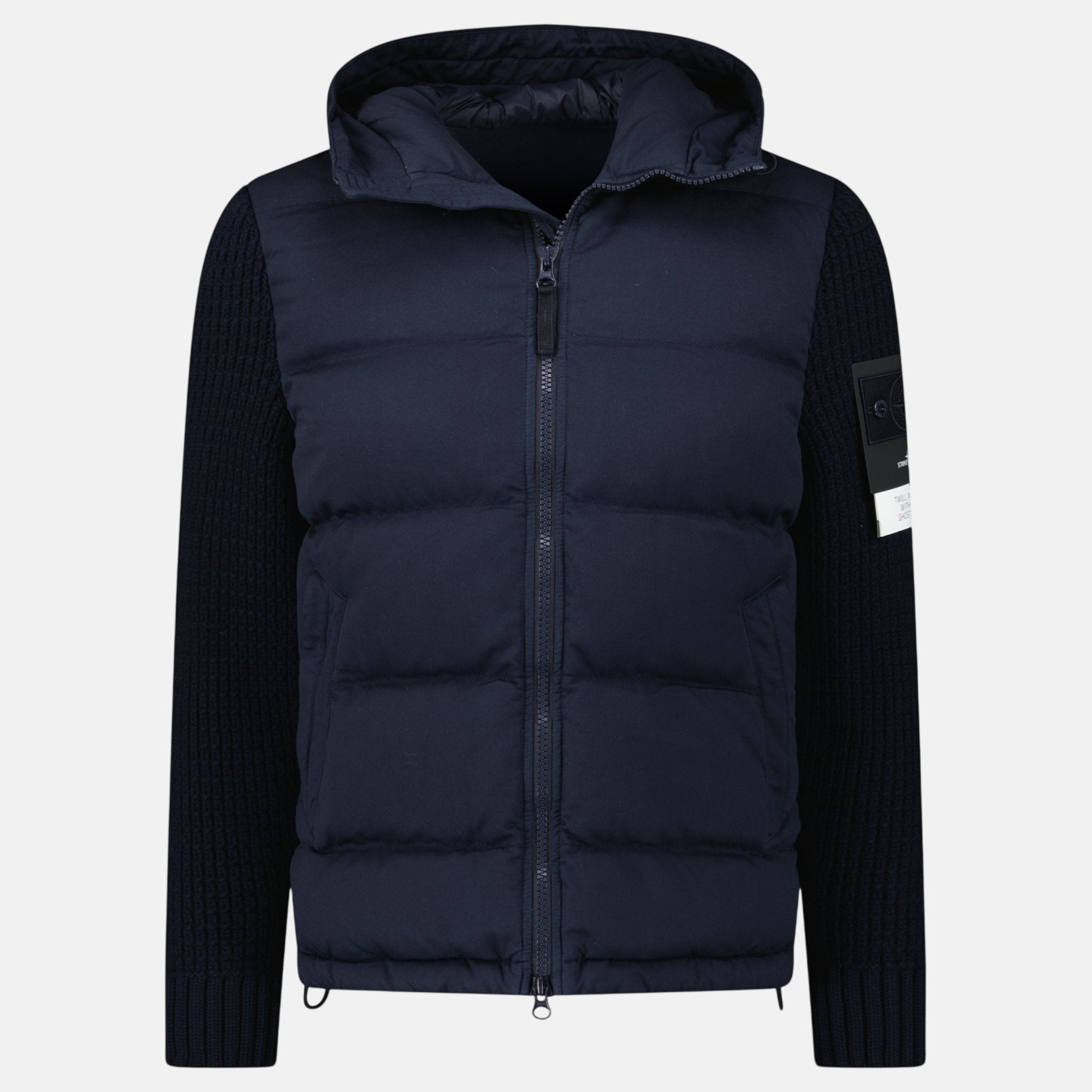Stone Island Ghost Series Padded Twill - Wool Jacket Navy – Rail 4 U | Studio DOS by Designer Outlet Sales