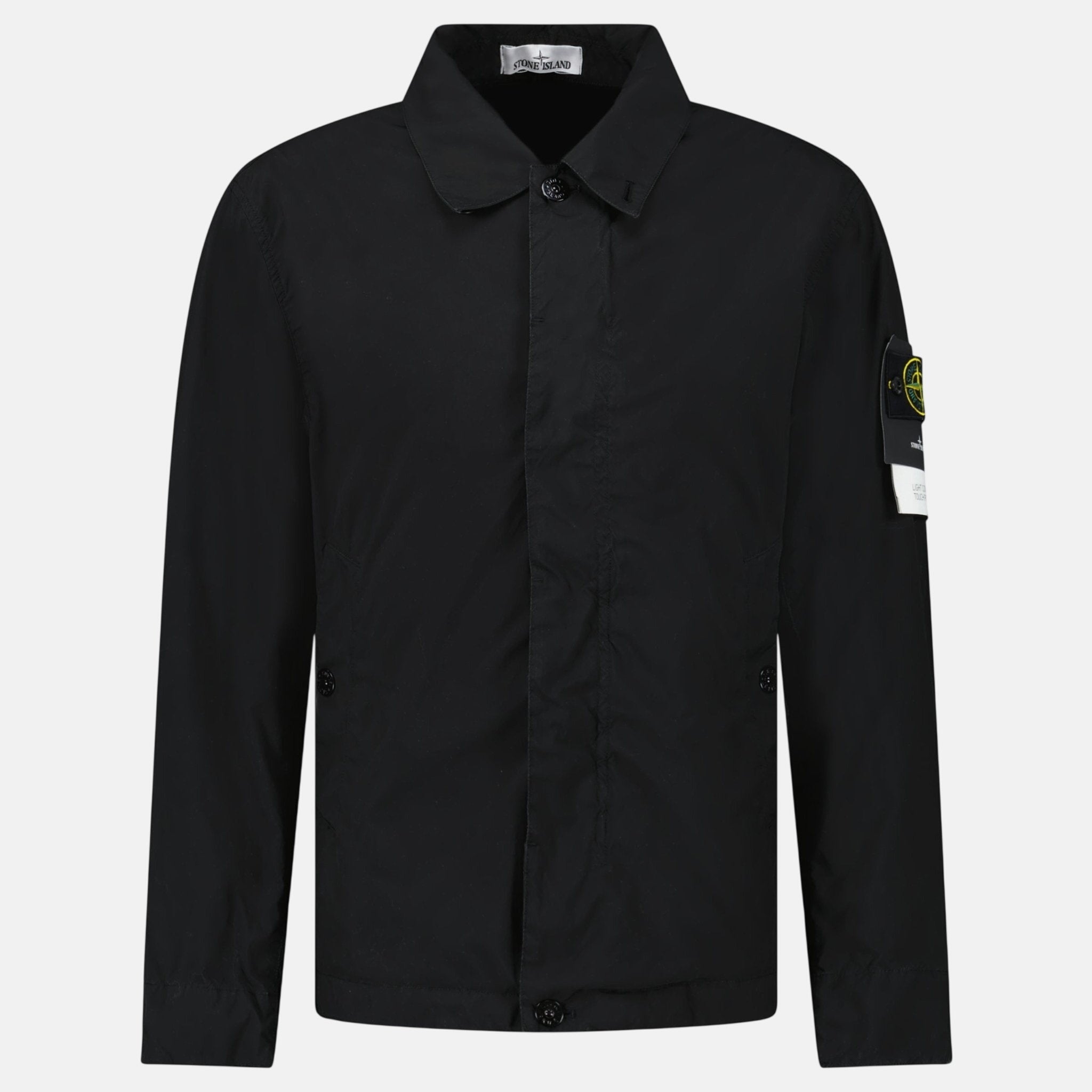 Stone Island Light Compact Jacket Black – Rail 4 | Studio DOS by Designer Outlet Sales