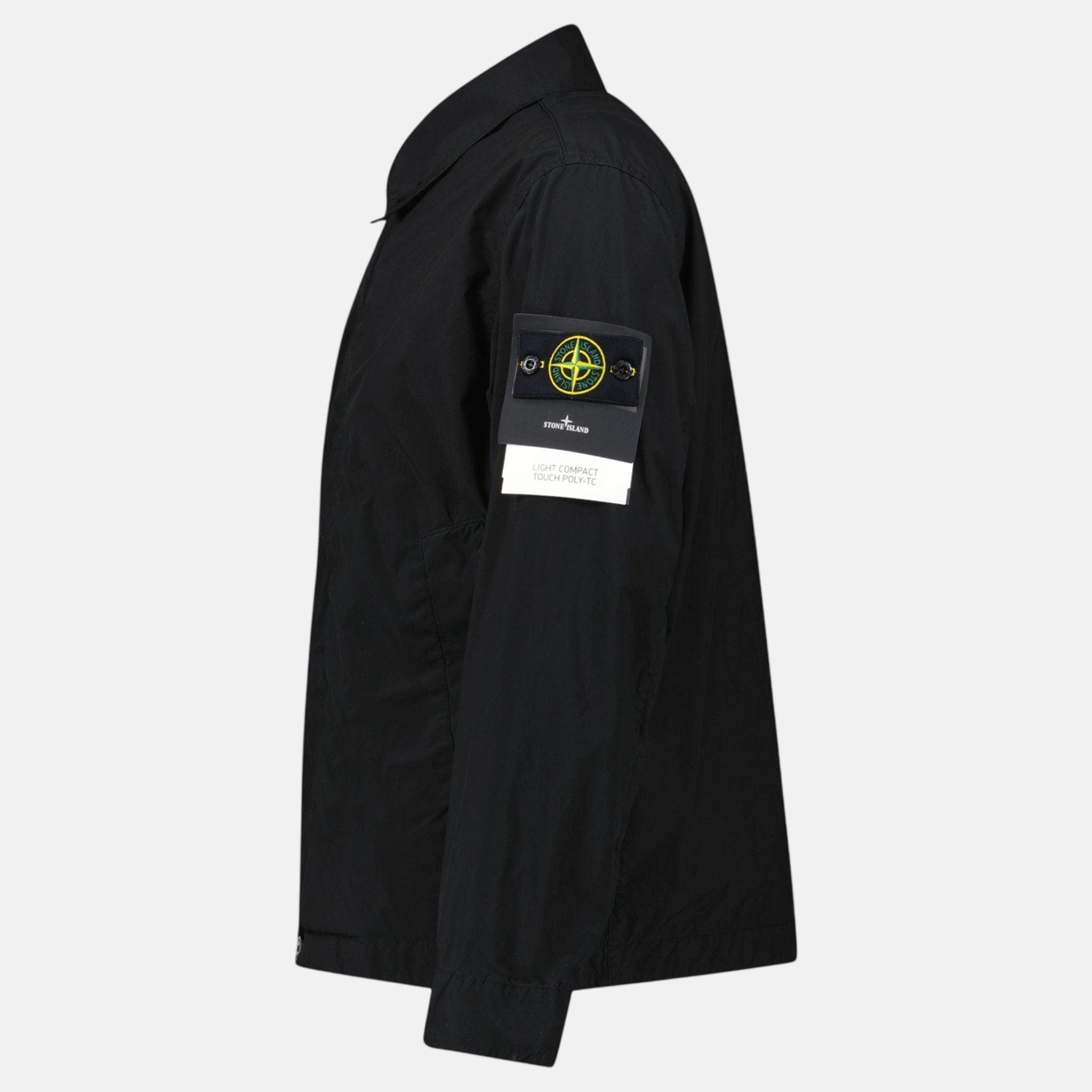 Stone Island Light Compact Jacket Black – Rail 4 | Studio DOS by Designer Outlet Sales