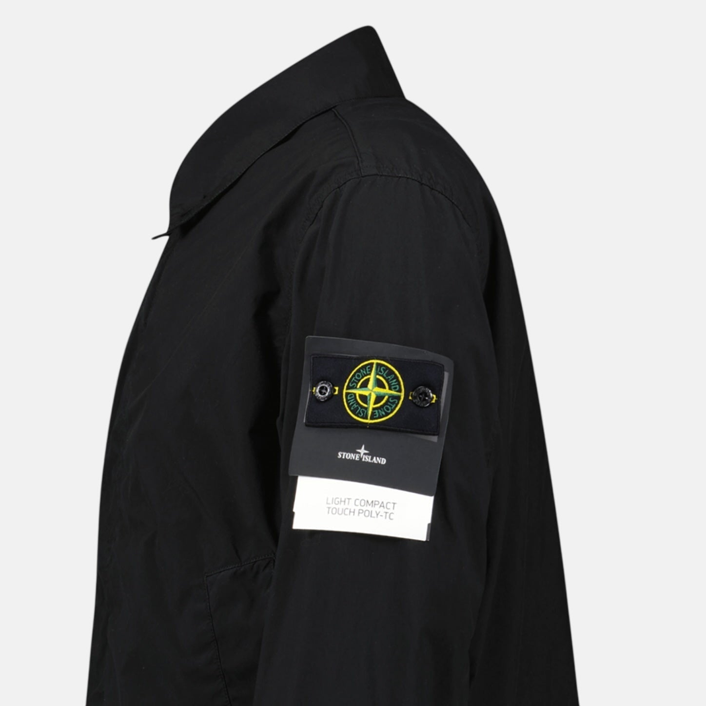 Stone Island Light Compact Jacket Black – Rail 4 | Studio DOS by Designer Outlet Sales
