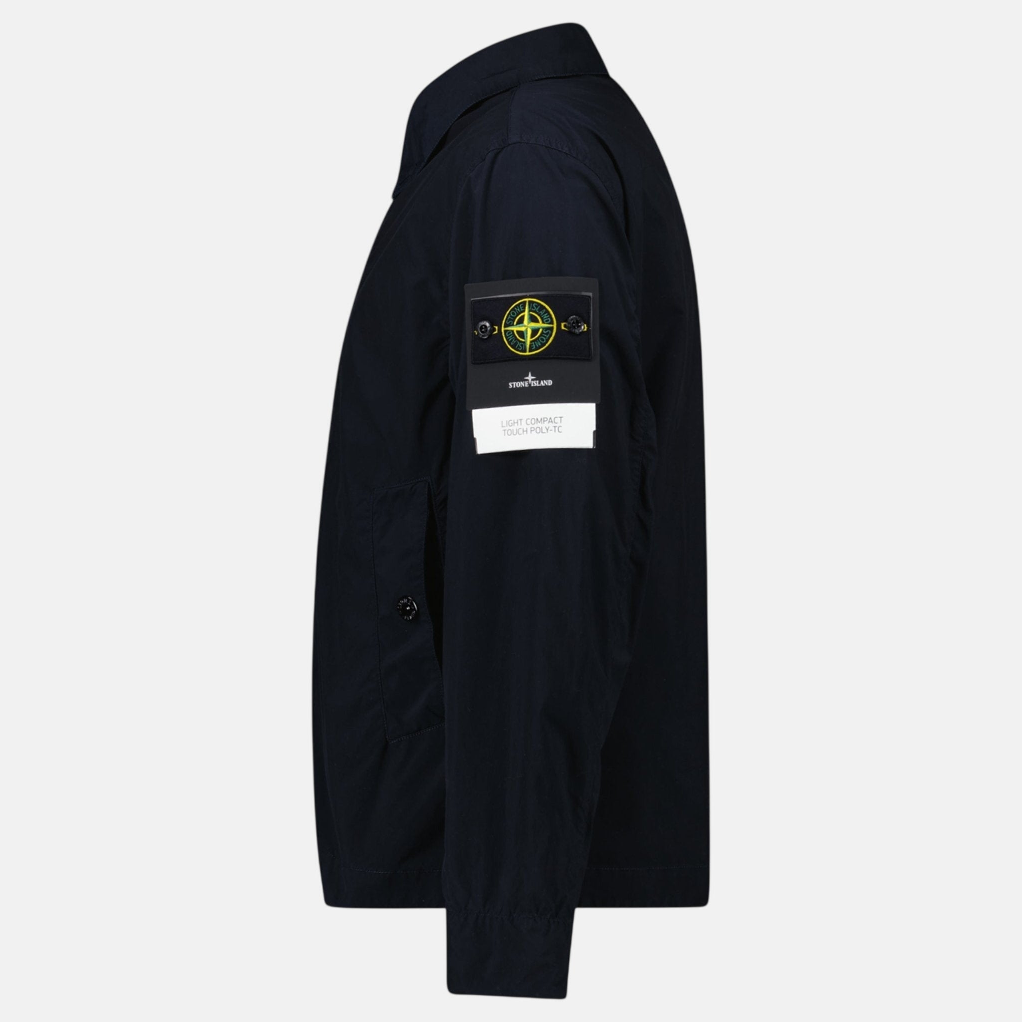 Stone Island Light Compact Jacket Navy – Rail 4 | Studio DOS by Designer Outlet Sales
