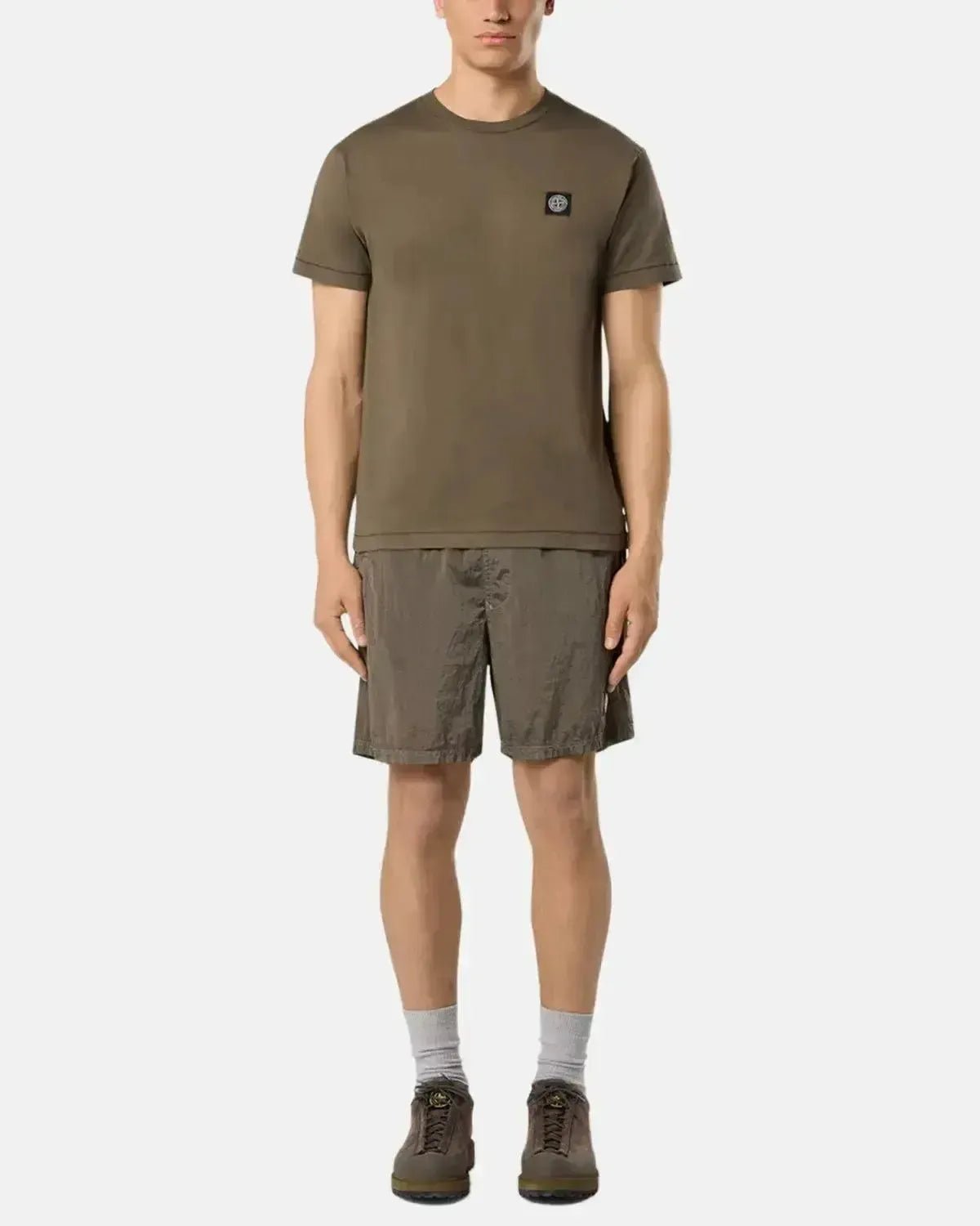 STONE ISLAND MENS 2100027 60/2 COTTON JERSEY SLIM FIT T - SHIRT MILITARY GREEN – STONE-ISLAND-K2S152100027-S0013-V0054-S | Studio DOS by Designer Outlet Sales