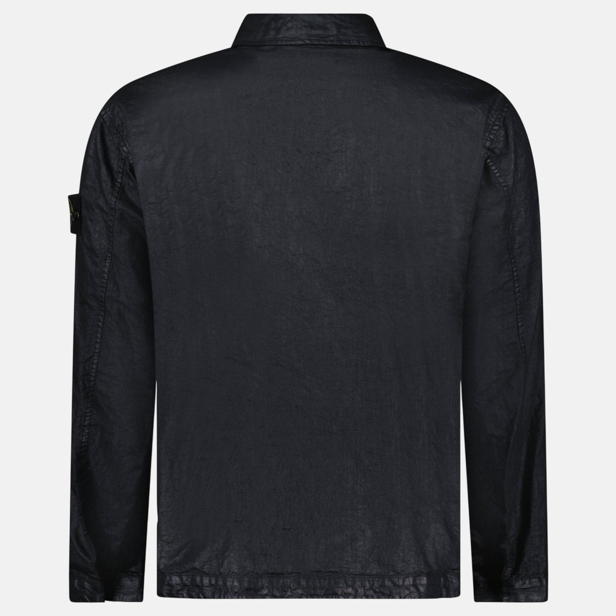 Stone Island Organic - Look Nylon Panama - TC Overshirt Black – RAIL 6 L | Studio DOS by Designer Outlet Sales