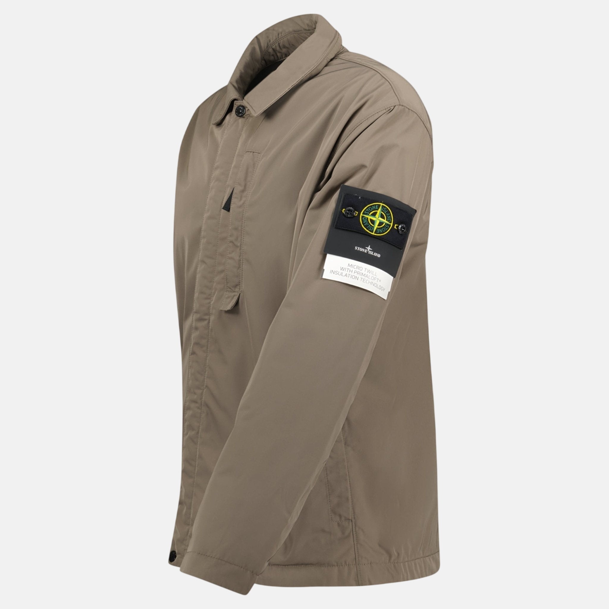 Stone Island PrimaLoft® Gold P.U.R.E™ Insulation Light Jacket Brown – E5 | Studio DOS by Designer Outlet Sales