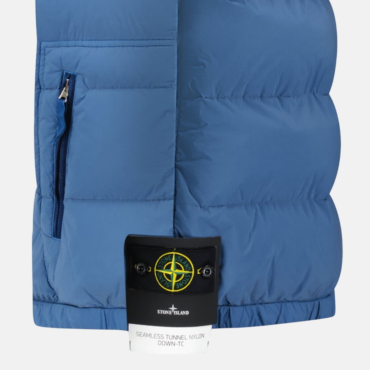Stone Island Puffer Seamless Tunnel Nylon Gilet Blue – sku-57167479538045 | Studio DOS by Designer Outlet Sales