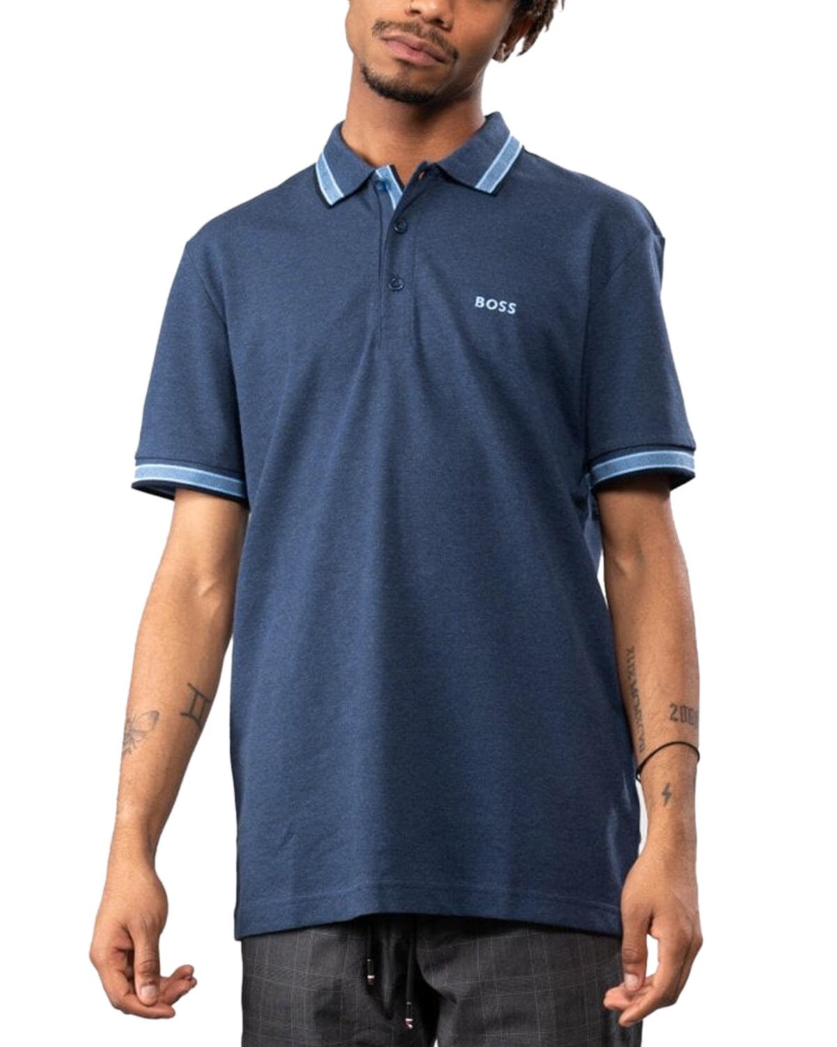Boss polo shirt blue Clearance