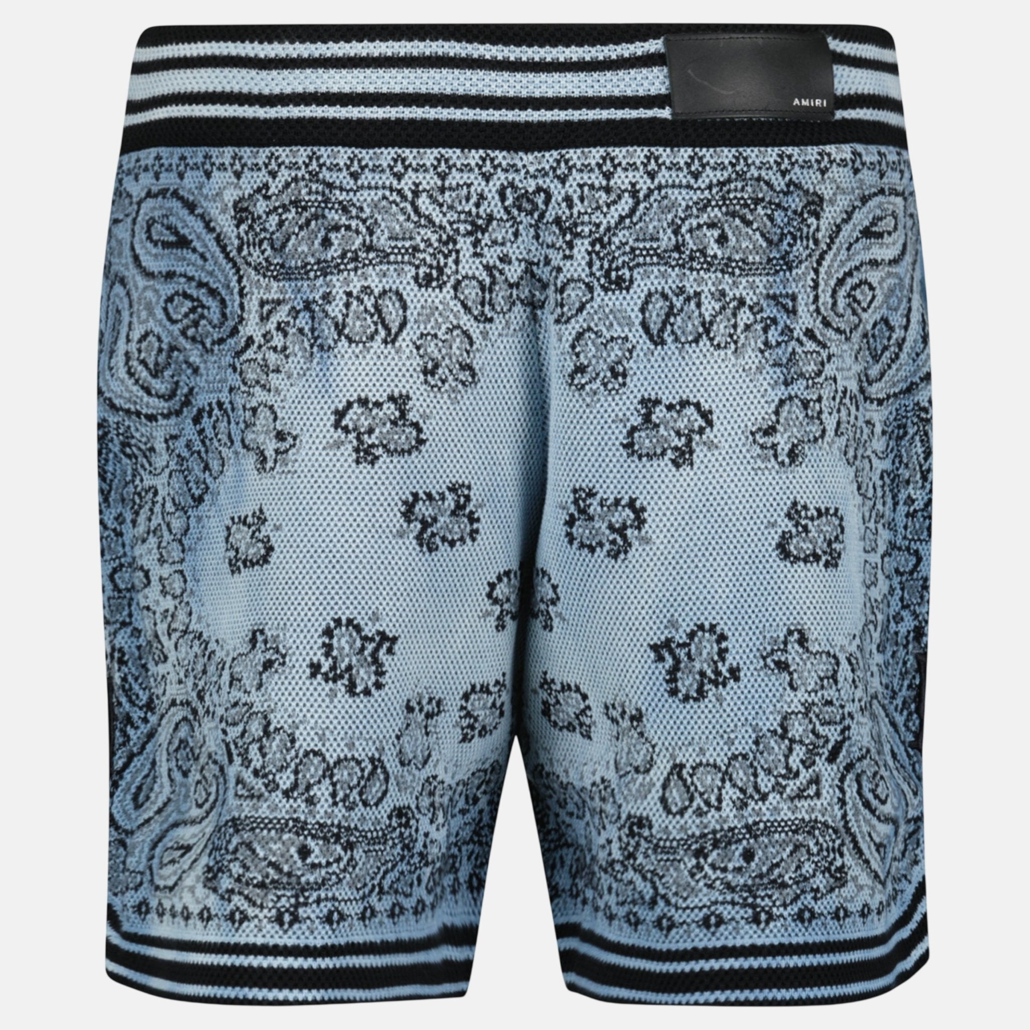 Amiri Bandana Knitted Basketball Shorts Blue – O7 | Studio DOS by Designer Outlet Sales