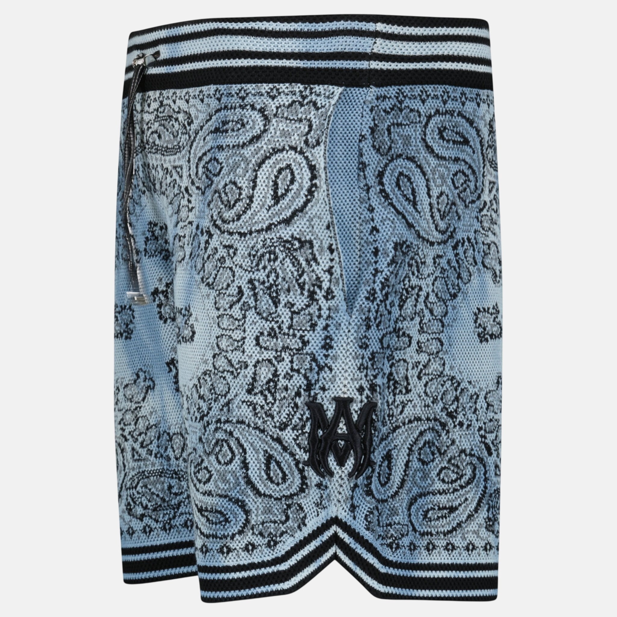 Amiri Bandana Knitted Basketball Shorts Blue – O7 | Studio DOS by Designer Outlet Sales