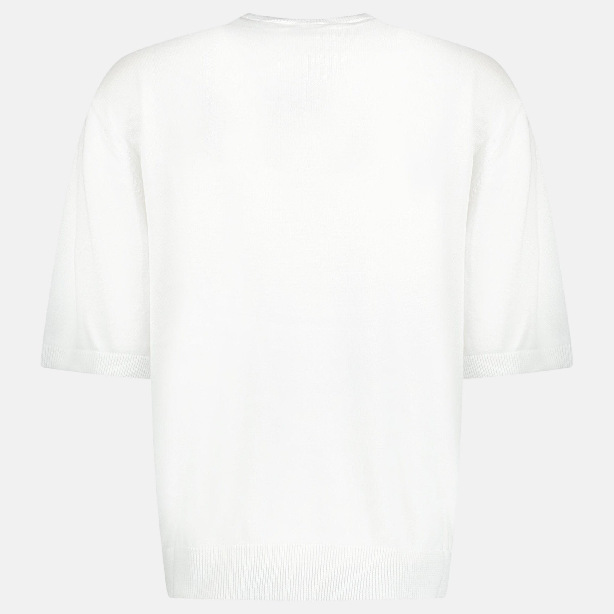 Amiri Knit Knitted Cotton Floral T-Shirt White – C93 | Studio DOS by Designer Outlet Sales