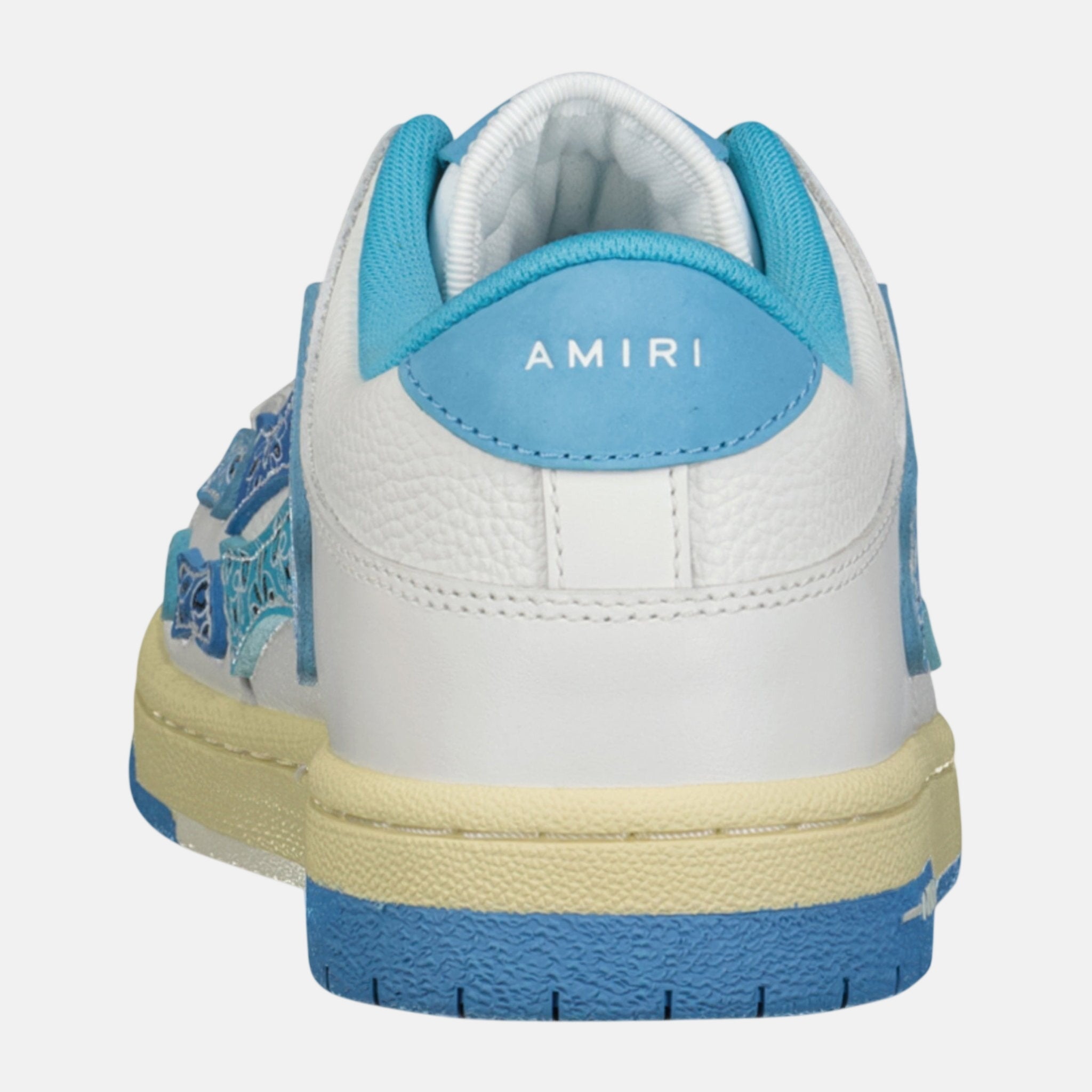 Amiri Skeleton Low Top Bandana Trainers Blue – D14 | Studio DOS by Designer Outlet Sales