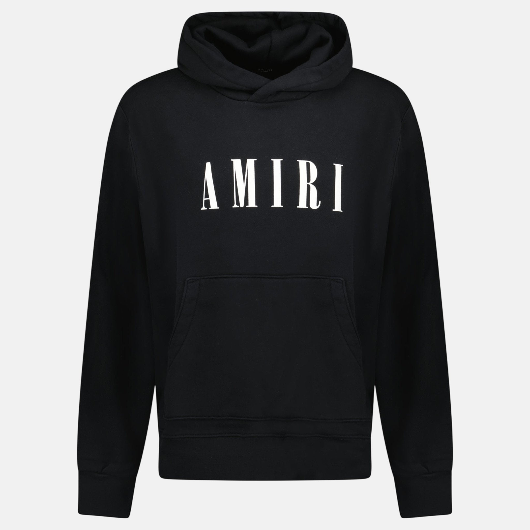 Amiri White Core Logo Printed Hooded Sweatshirt Black – C47 | Studio DOS by Designer Outlet Sales