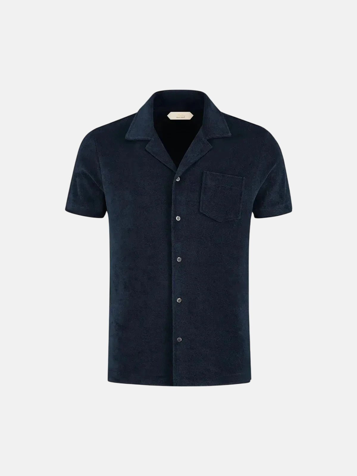 AURELIEN TERRY RESORT SHIRT NAVY – 80003-410-003 | Studio DOS by Designer Outlet Sales