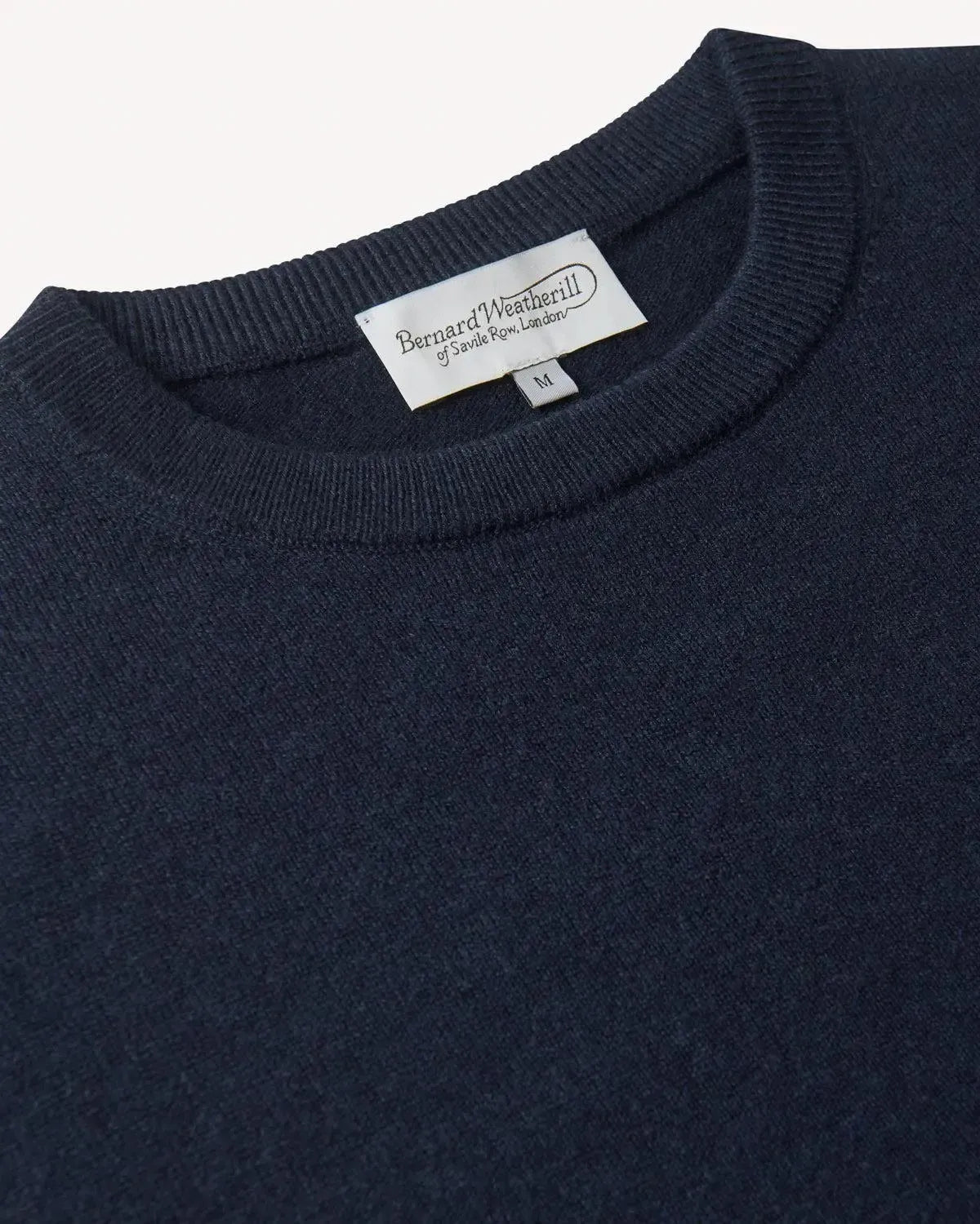 Bernard Weatherill Cashmere Mix Crew Neck Knit Navy – 40540-011-021 | Studio DOS by Designer Outlet Sales
