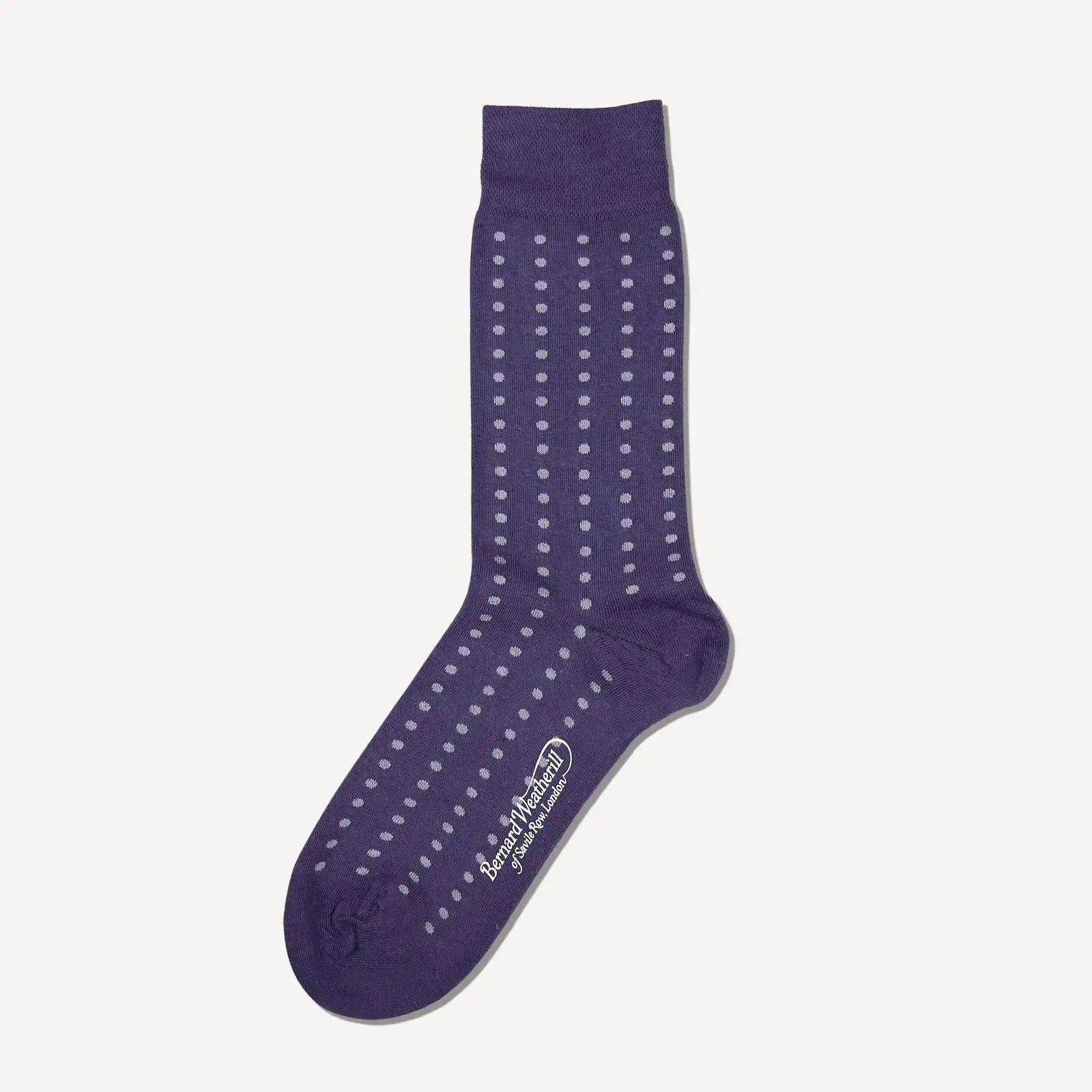 Bernard Weatherill Dot Socks Grape Silver – 40540-005-001 | Studio DOS by Designer Outlet Sales