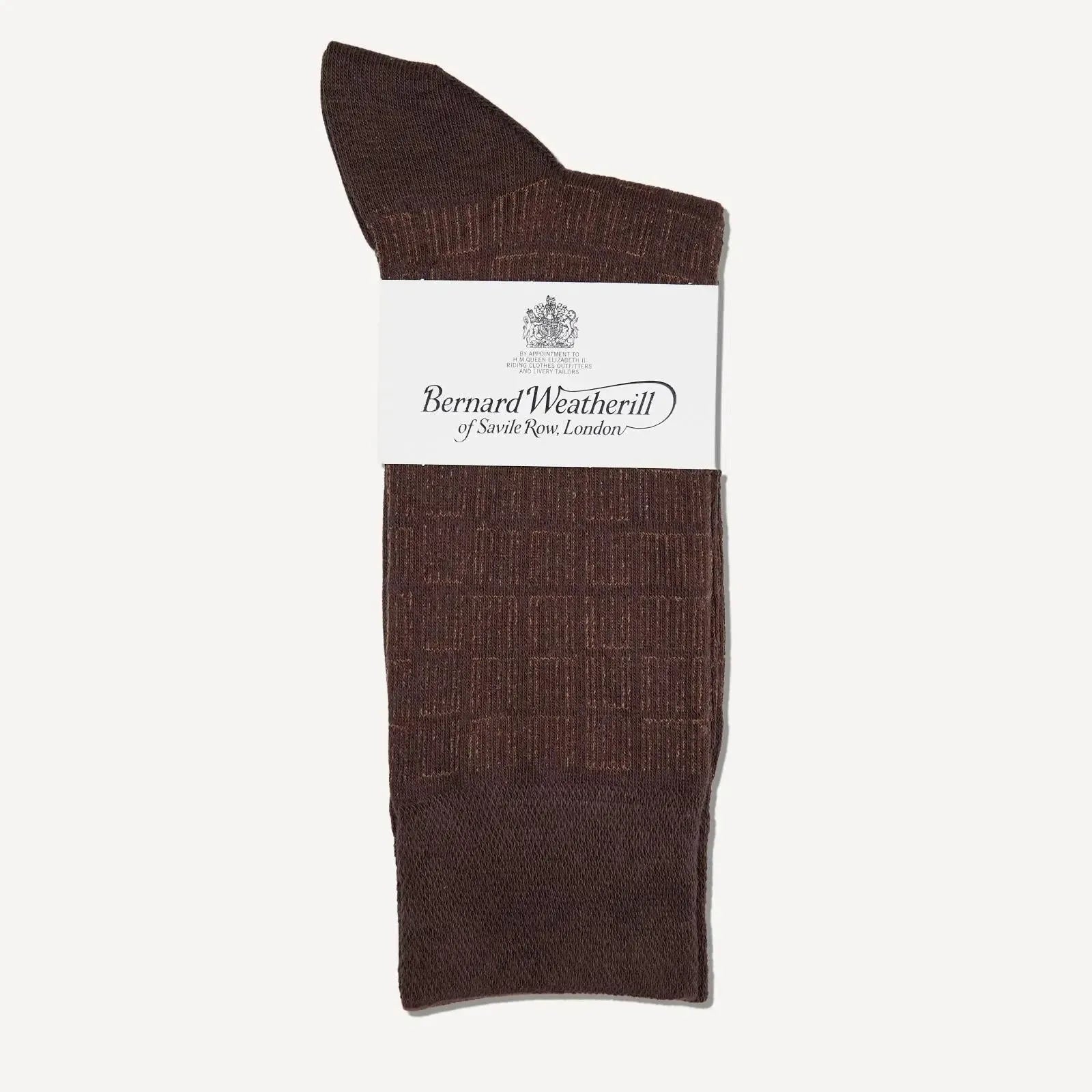 Bernard Weatherill Geometic Socks Chestnut Brown – 40540-005-003 | Studio DOS by Designer Outlet Sales