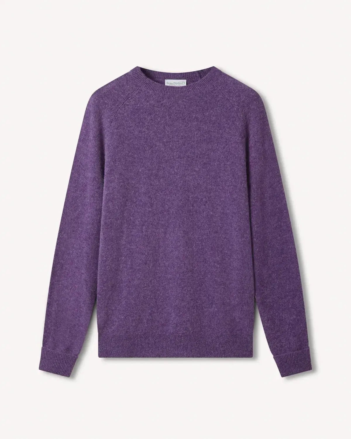 Bernard Weatherill Lambswool Plain Crew Neck Knit Heather – 40540-011-061 | Studio DOS by Designer Outlet Sales