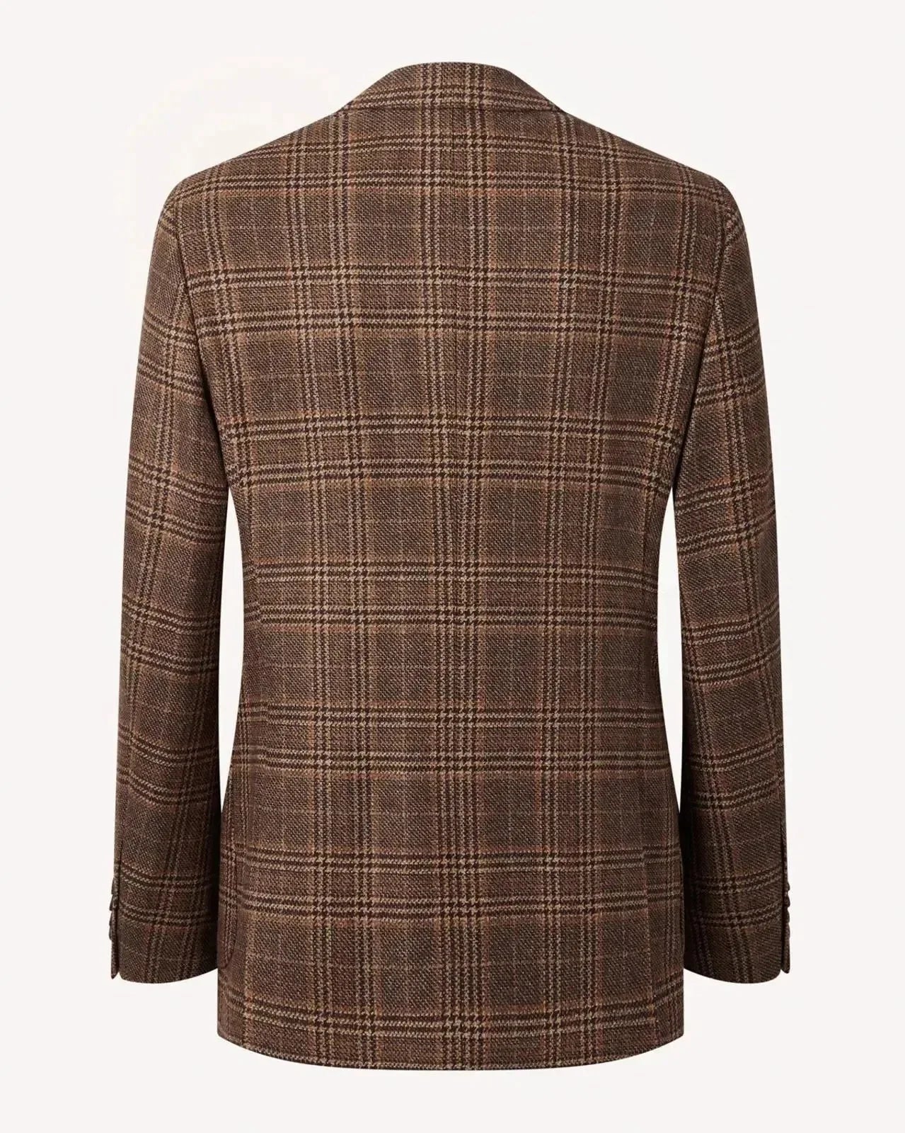 Bernard Weatherill Two Button Window Check Wool Jacket Brown – 40540-007-025 | Studio DOS by Designer Outlet Sales