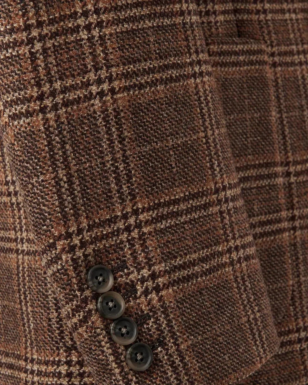 Bernard Weatherill Two Button Window Check Wool Jacket Brown – 40540-007-025 | Studio DOS by Designer Outlet Sales