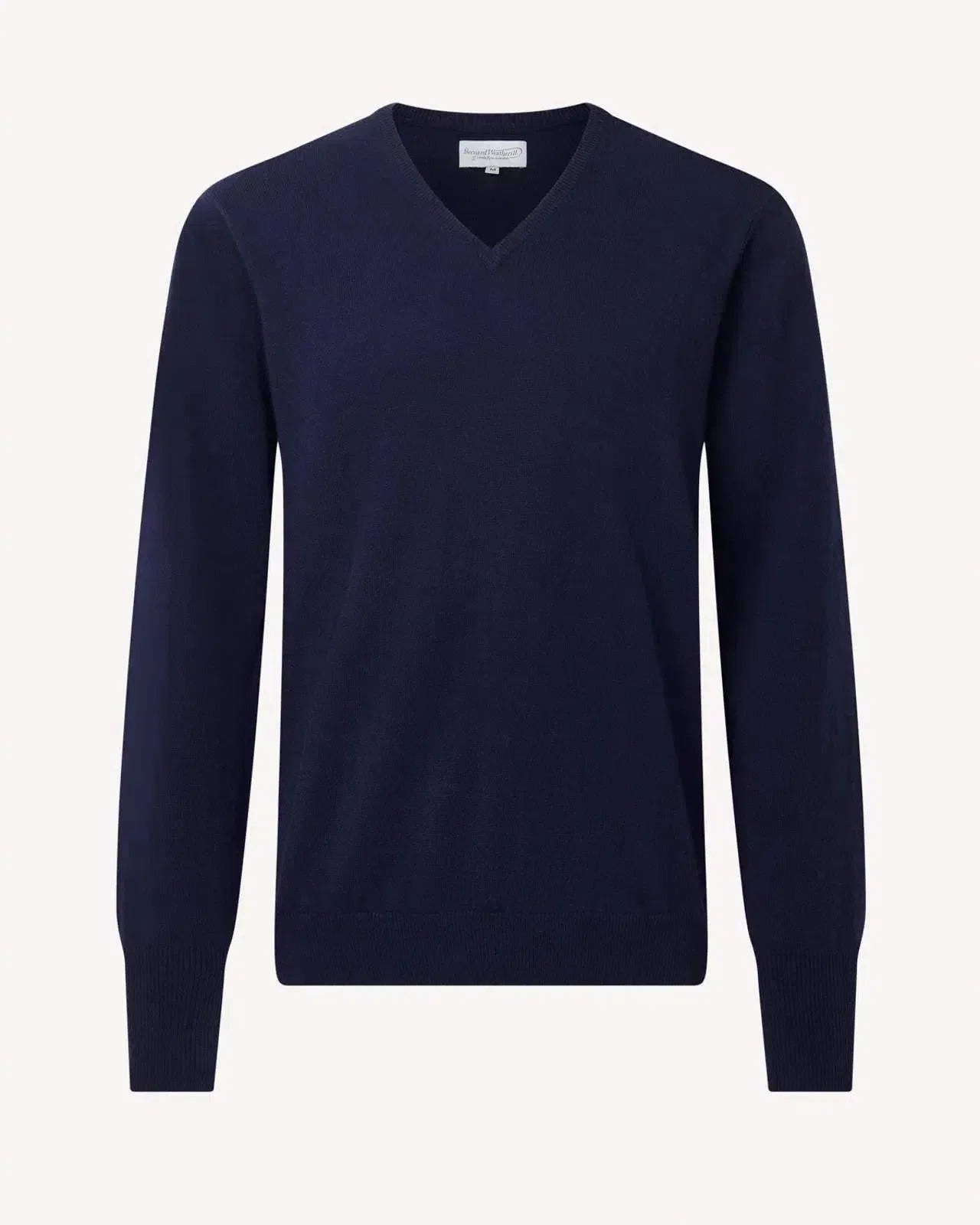 Bernard Weatherill V - Neck Knit Savile Row Navy – 40540-001-006 | Studio DOS by Designer Outlet Sales