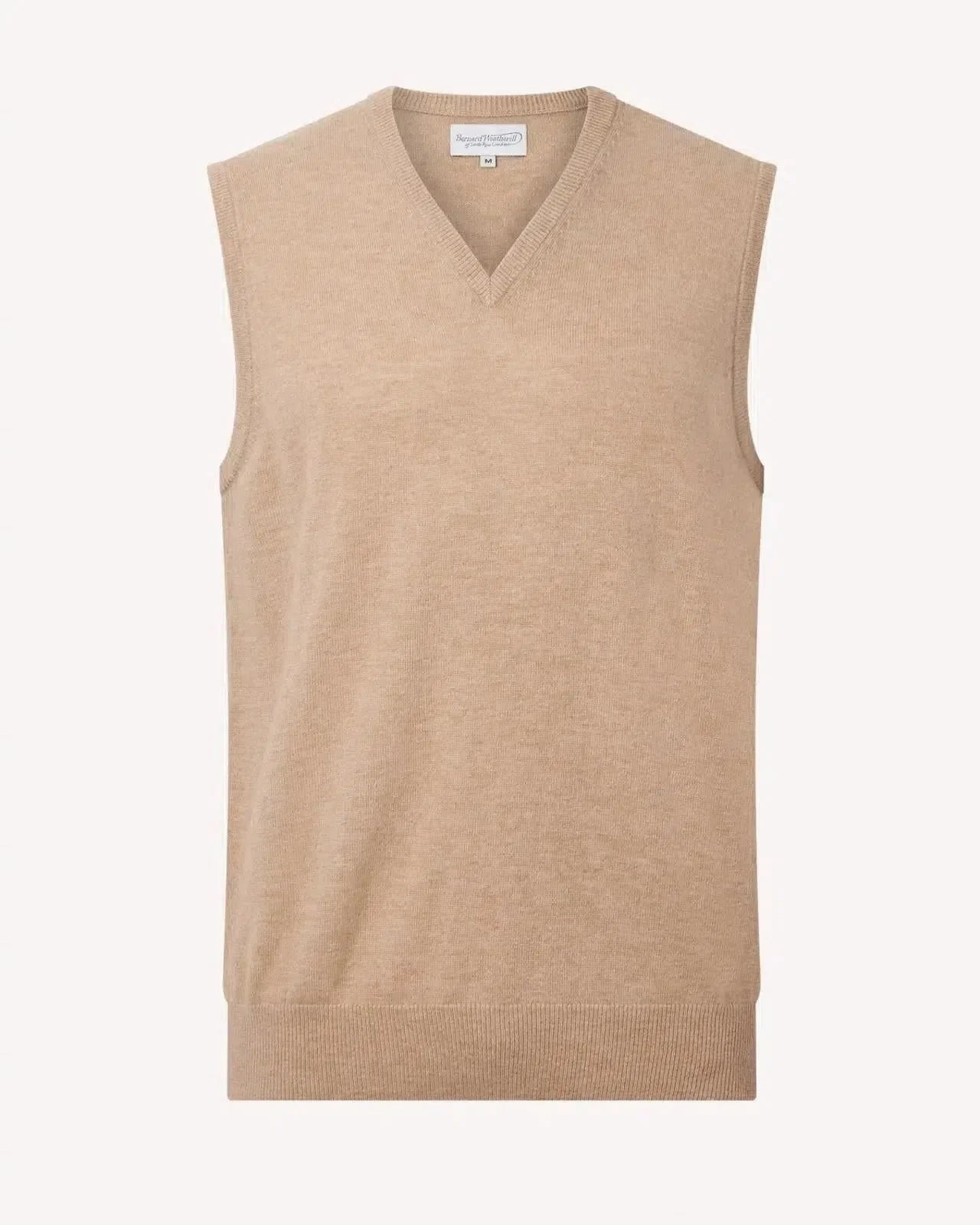 Bernard Weatherill V - Neck Knit Vest Camel – 40540-001-041 | Studio DOS by Designer Outlet Sales