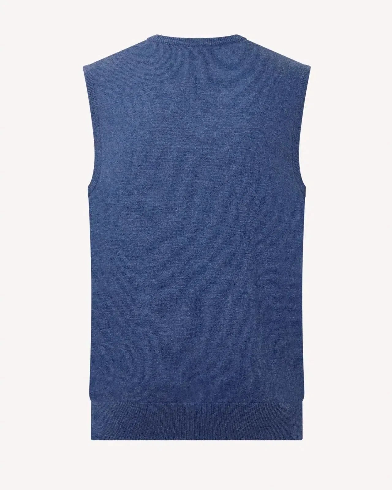 Bernard Weatherill V - Neck Knit Vest Channel Isle Blue – 40540-001-056 | Studio DOS by Designer Outlet Sales