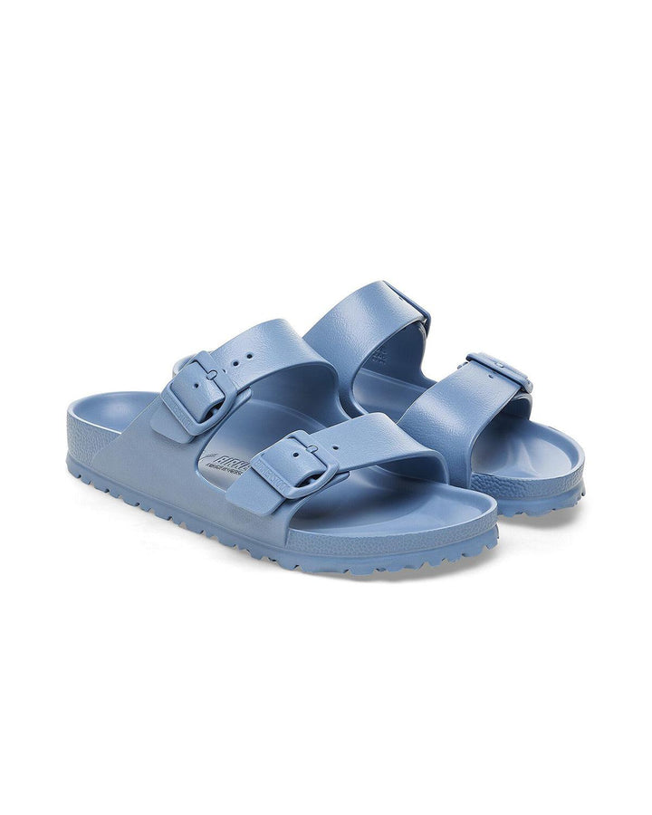 BIRKENSTOCK WOMENS ARIZONA EVA NARROW FIT SANDALS ELEMENTAL BLUE-Designer Outlet Sales