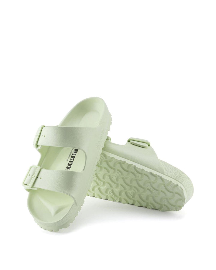 BIRKENSTOCK WOMENS ARIZONA EVA NARROW FIT SANDALS FADED LIME-Designer Outlet Sales