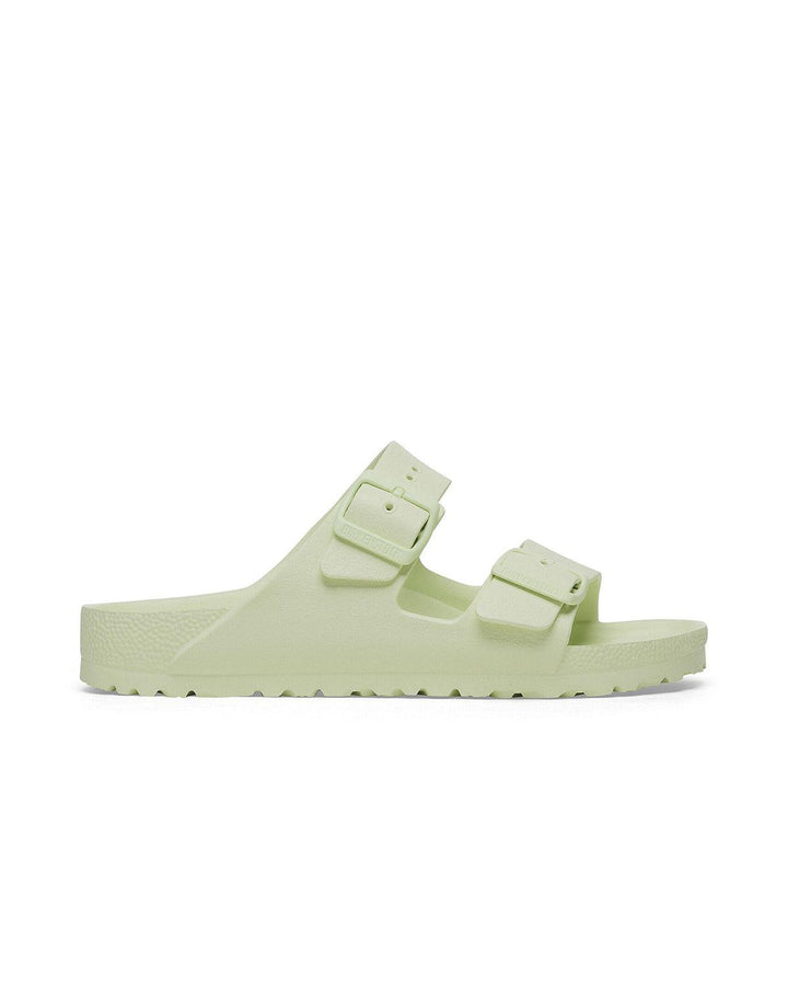 BIRKENSTOCK WOMENS ARIZONA EVA NARROW FIT SANDALS FADED LIME-Designer Outlet Sales