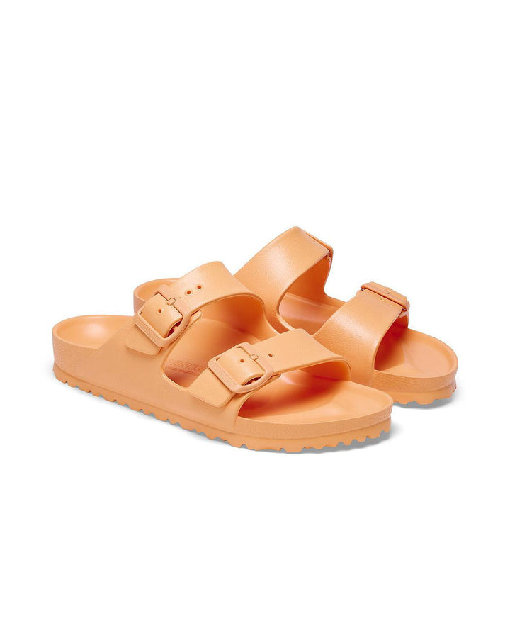 BIRKENSTOCK WOMENS ARIZONA EVA NARROW FIT SANDALS PAPAYA-Designer Outlet Sales