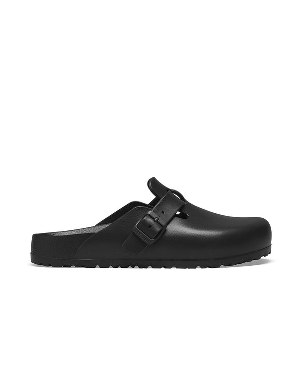 BIRKENSTOCK WOMENS BOSTON EVA NARROW FIT SANDALS BLACK-Designer Outlet Sales