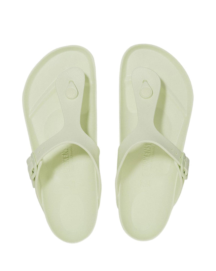 BIRKENSTOCK WOMENS GIZEH EVA REGULAR FIT SANDALS FADED LIME-Designer Outlet Sales