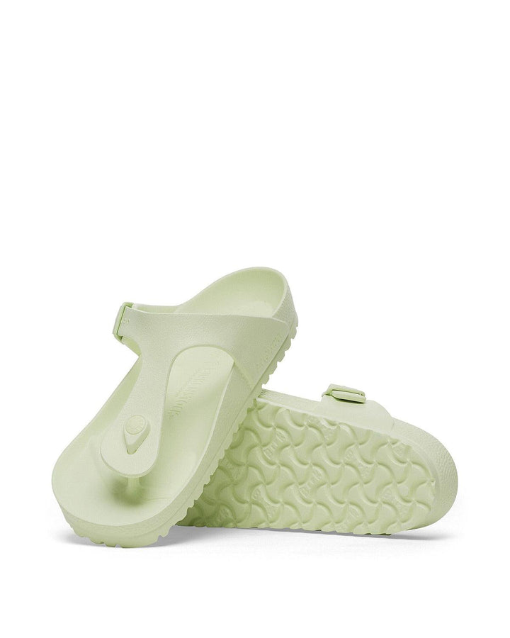 BIRKENSTOCK WOMENS GIZEH EVA REGULAR FIT SANDALS FADED LIME-Designer Outlet Sales