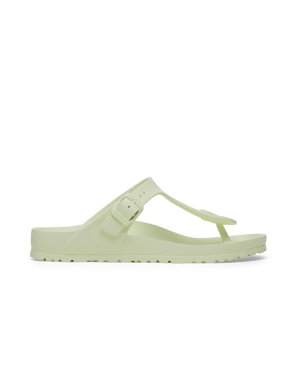 BIRKENSTOCK WOMENS GIZEH EVA REGULAR FIT SANDALS FADED LIME-Designer Outlet Sales