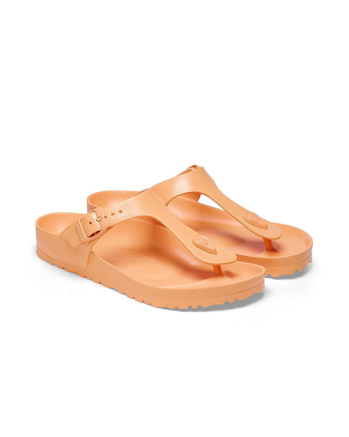 BIRKENSTOCK WOMENS GIZEH EVA REGULAR FIT SANDALS PAPAYA-Designer Outlet Sales